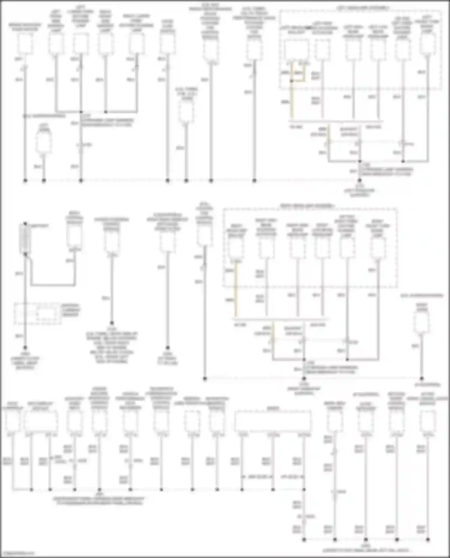 Wiring diagram active noise cancellation module for Chevrolet Camaro VI (2015-2018) (1 of 8)