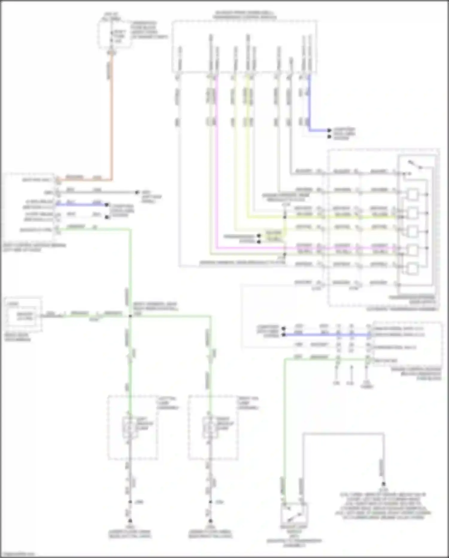 Wiring diagram backup lp ctrl for Chevrolet Camaro VI (2015-2018) (1 of 3)