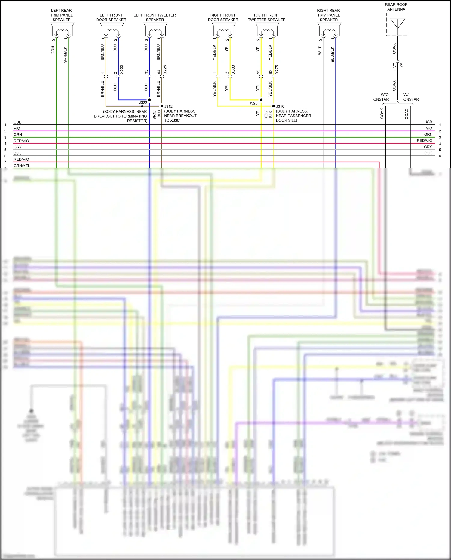 Wiring diagram blu for Chevrolet Camaro VI (2015-2018) (28 of 119)