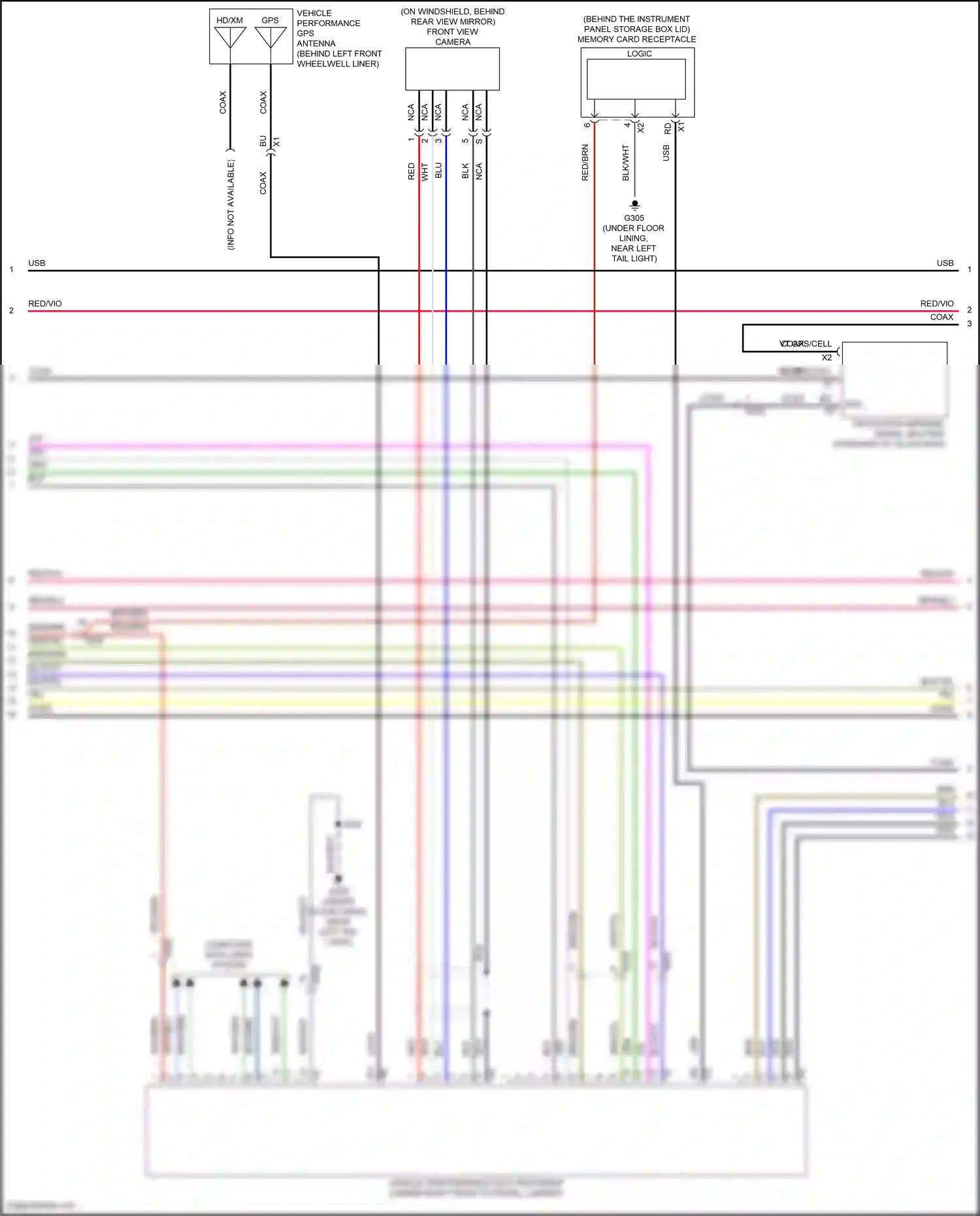 Wiring diagram blu/grn for Chevrolet Camaro VI (2015-2018) (7 of 27)