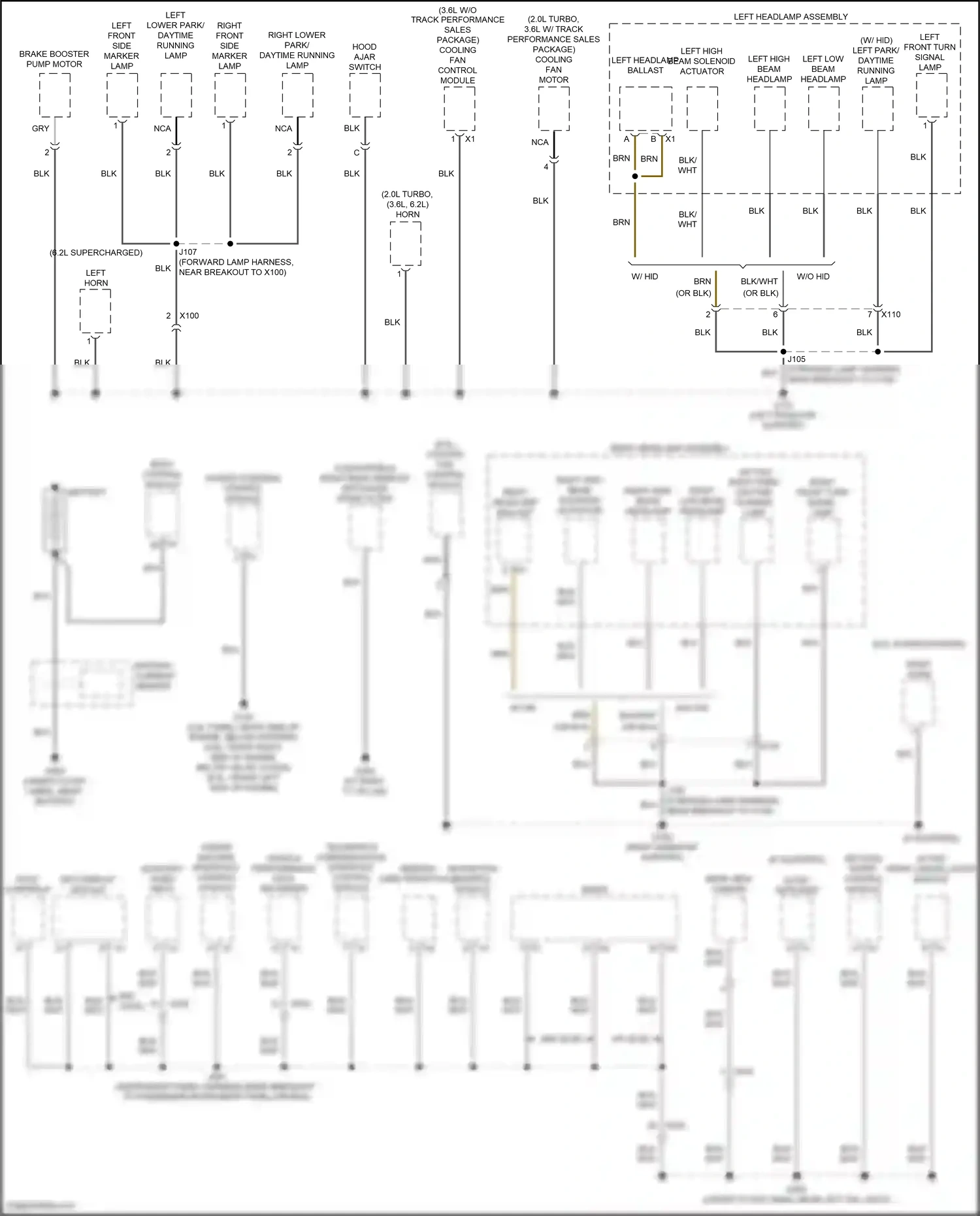 Chevrolet Camaro VI (2015-2018) body control module wiring diagram  (11 of 16)