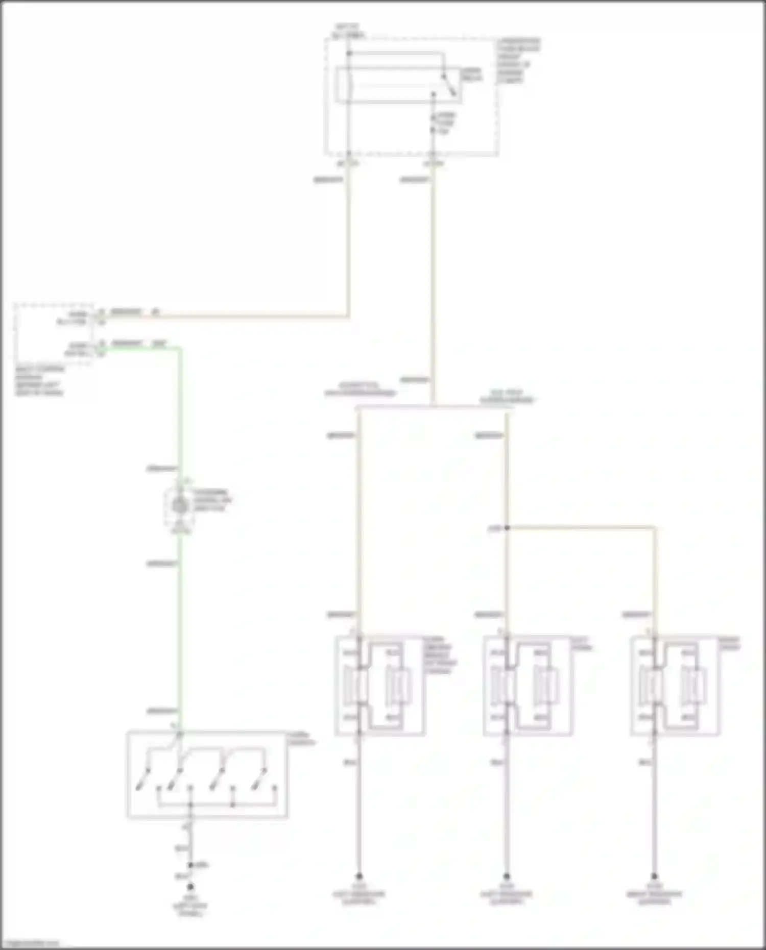 Wiring diagram body control module for Chevrolet Camaro VI (2015-2018) (2 of 16)