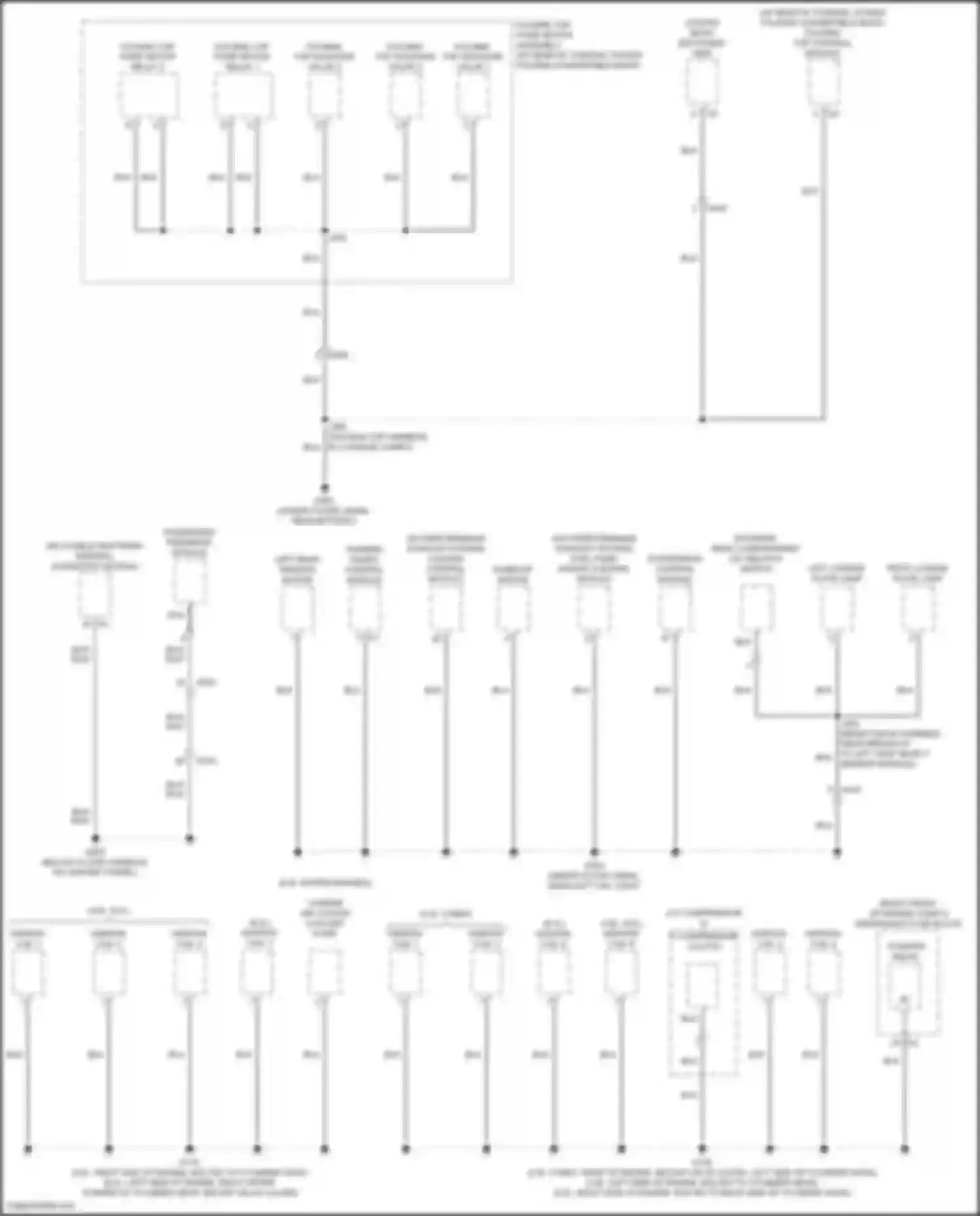 Wiring diagram chassis control module for Chevrolet Camaro VI (2015-2018) (2 of 5)
