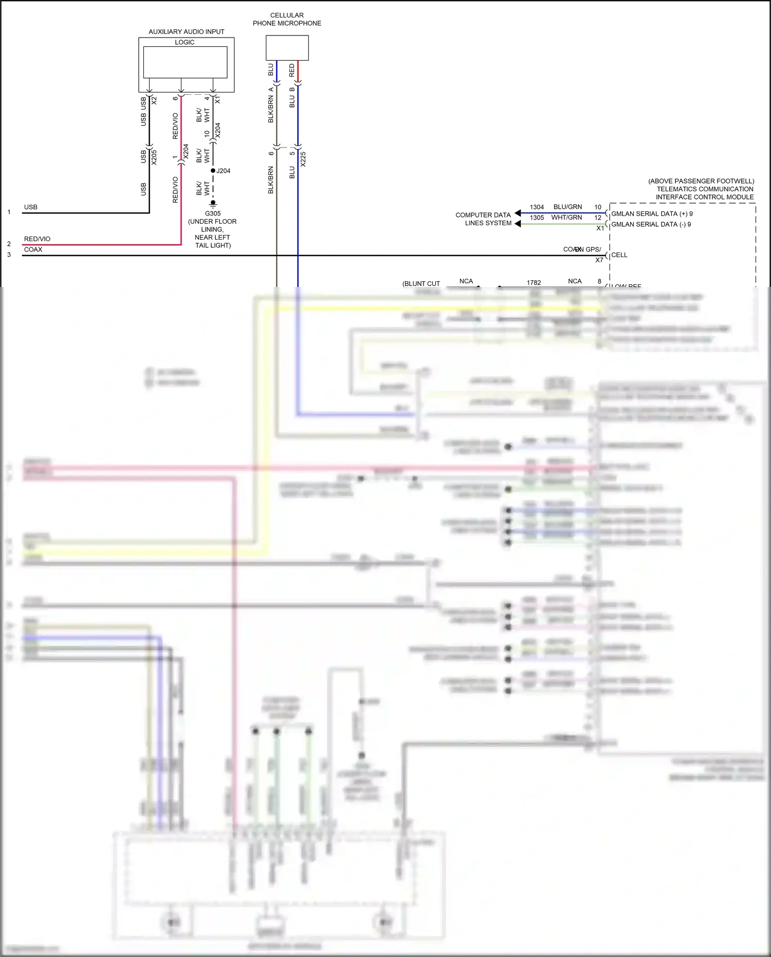 Wiring diagram communication enable for Chevrolet Camaro VI (2015-2018) (4 of 12)