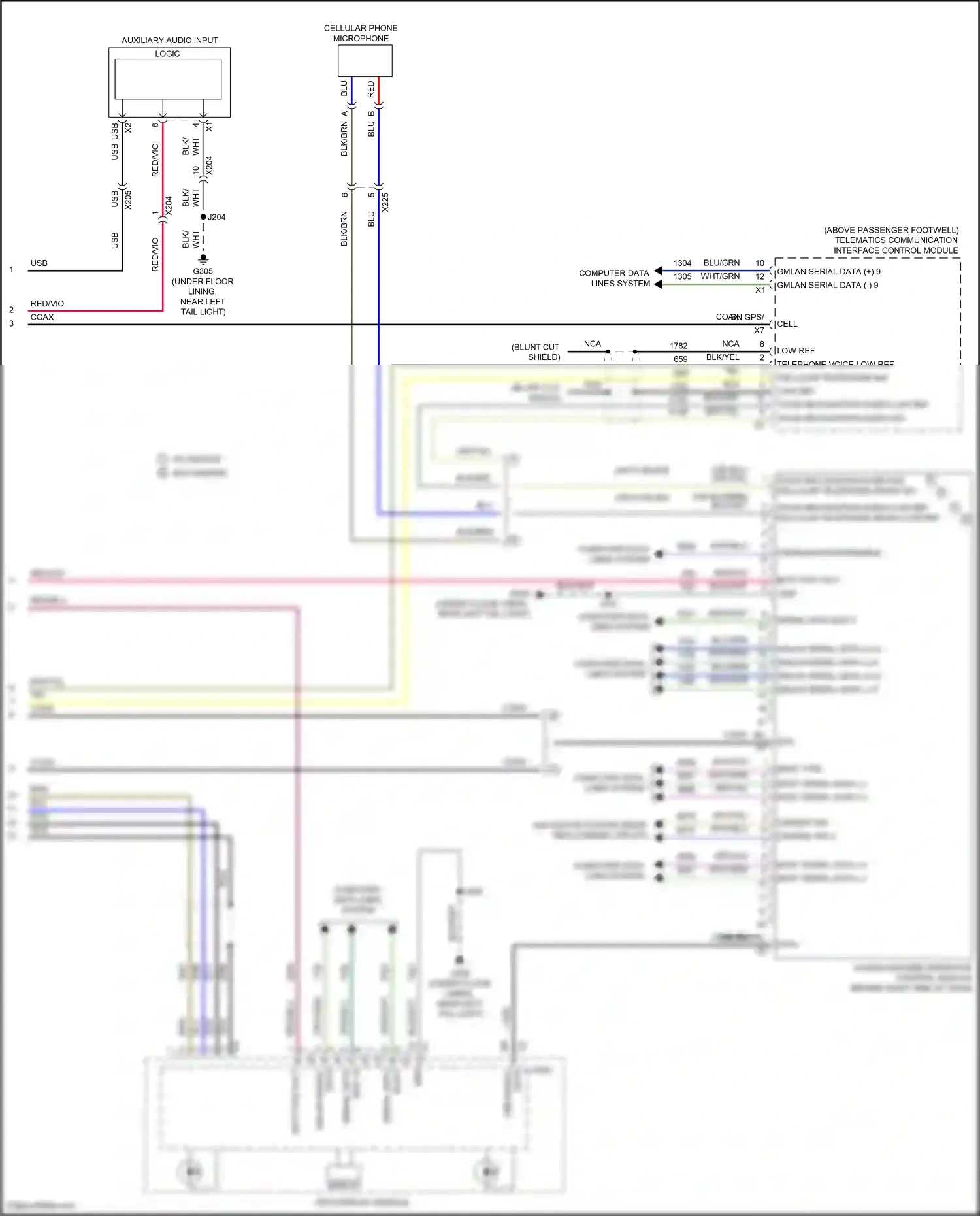 Wiring diagram communication enable for Chevrolet Camaro VI (2015-2018) (5 of 12)