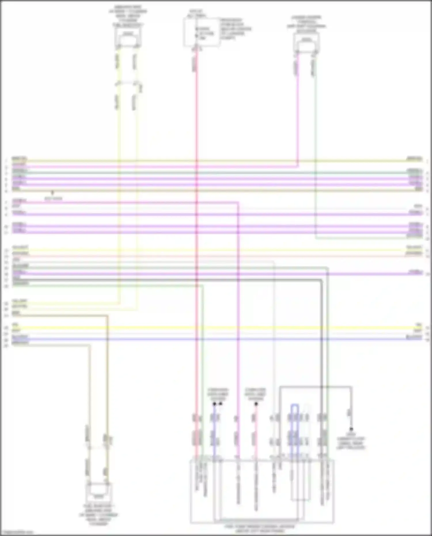 Wiring diagram computer data lines system for Chevrolet Camaro VI (2015-2018) (105 of 110)