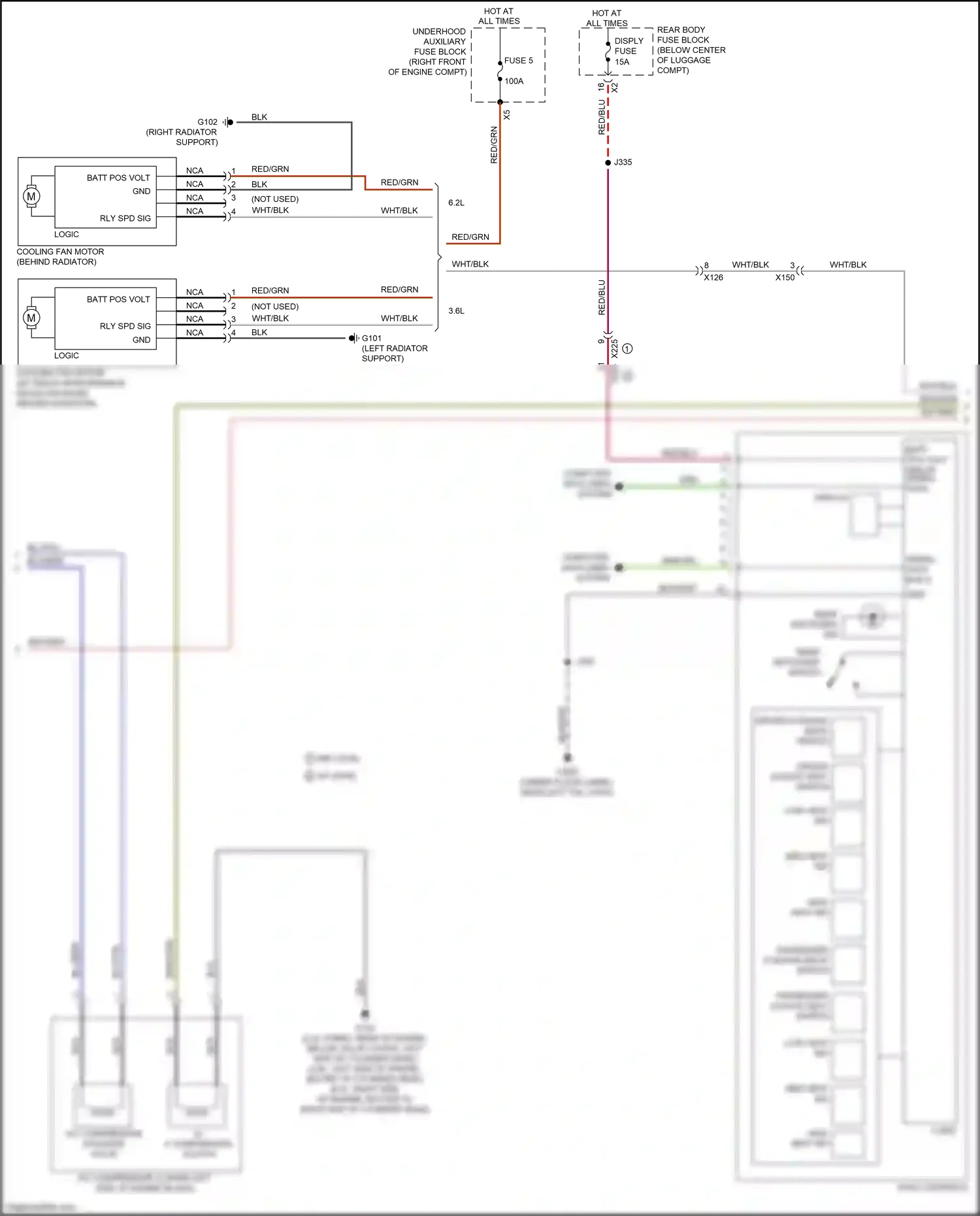 Wiring diagram driver cushion, back switch for Chevrolet Camaro VI (2015-2018) (1 of 2)