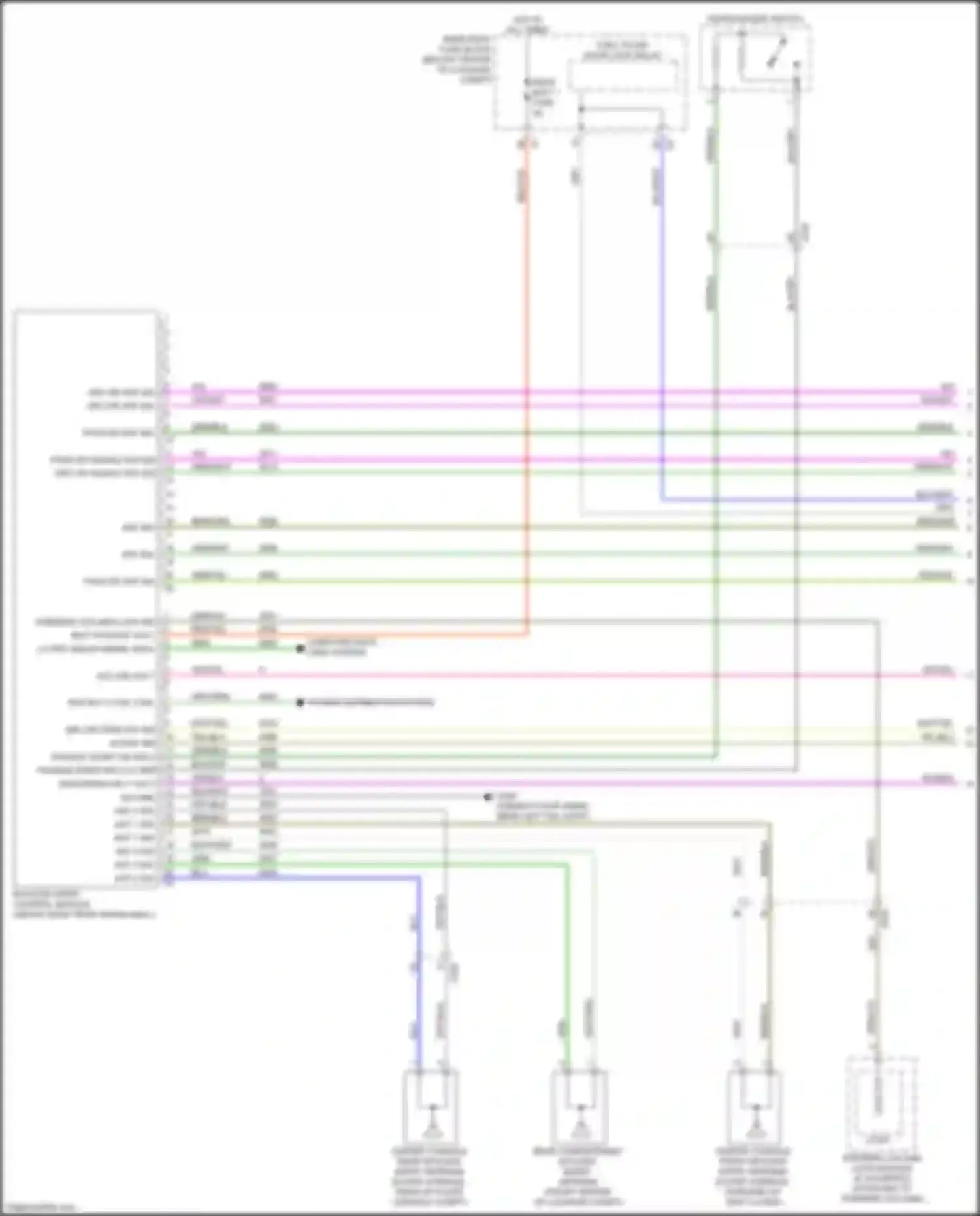 Wiring diagram drv dr open sw sig for Chevrolet Camaro VI (2015-2018) (1 of 2)