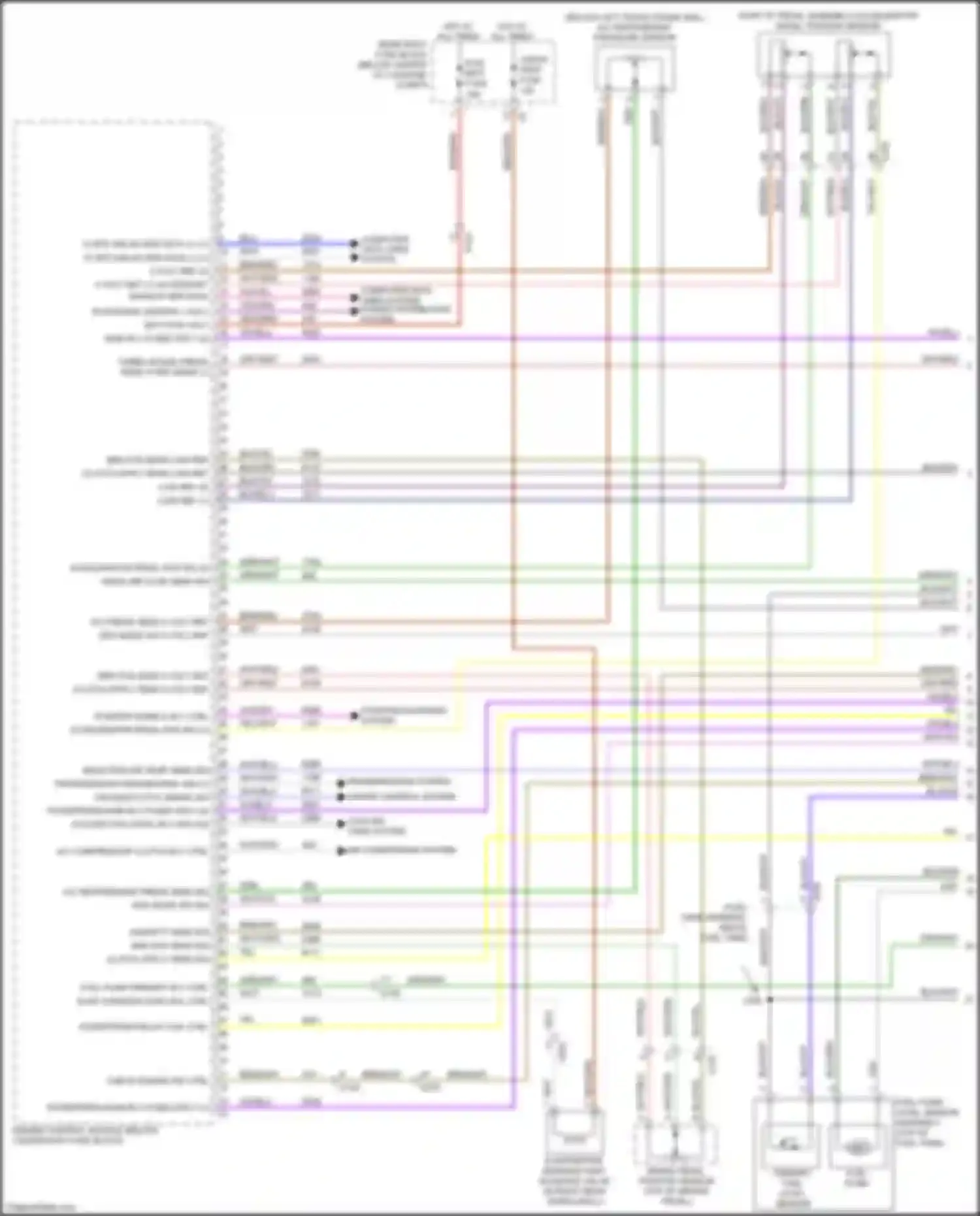 Wiring diagram drv mode sw sig for Chevrolet Camaro VI (2015-2018) (1 of 1)