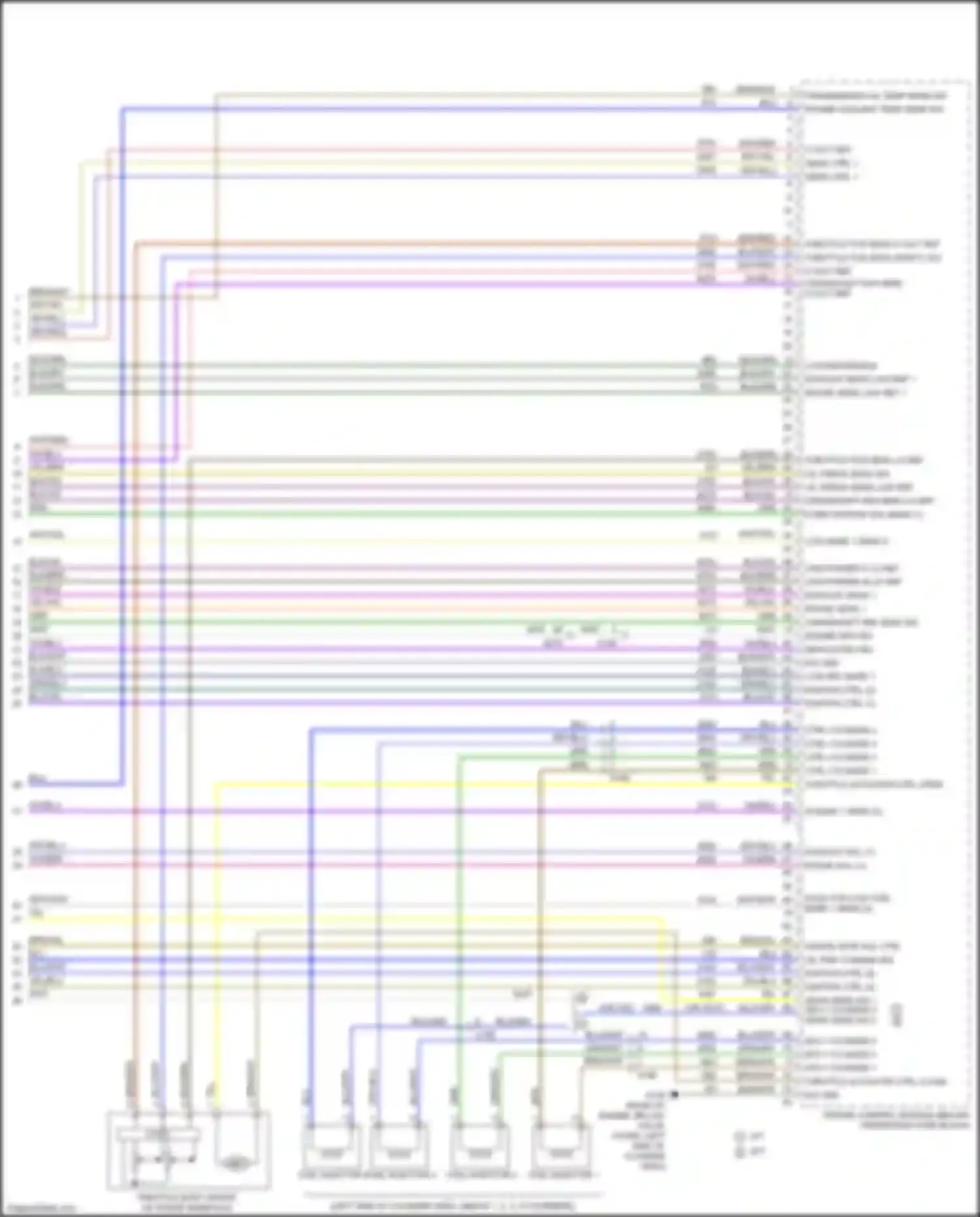 Wiring diagram engine spd sig for Chevrolet Camaro VI (2015-2018) (1 of 4)