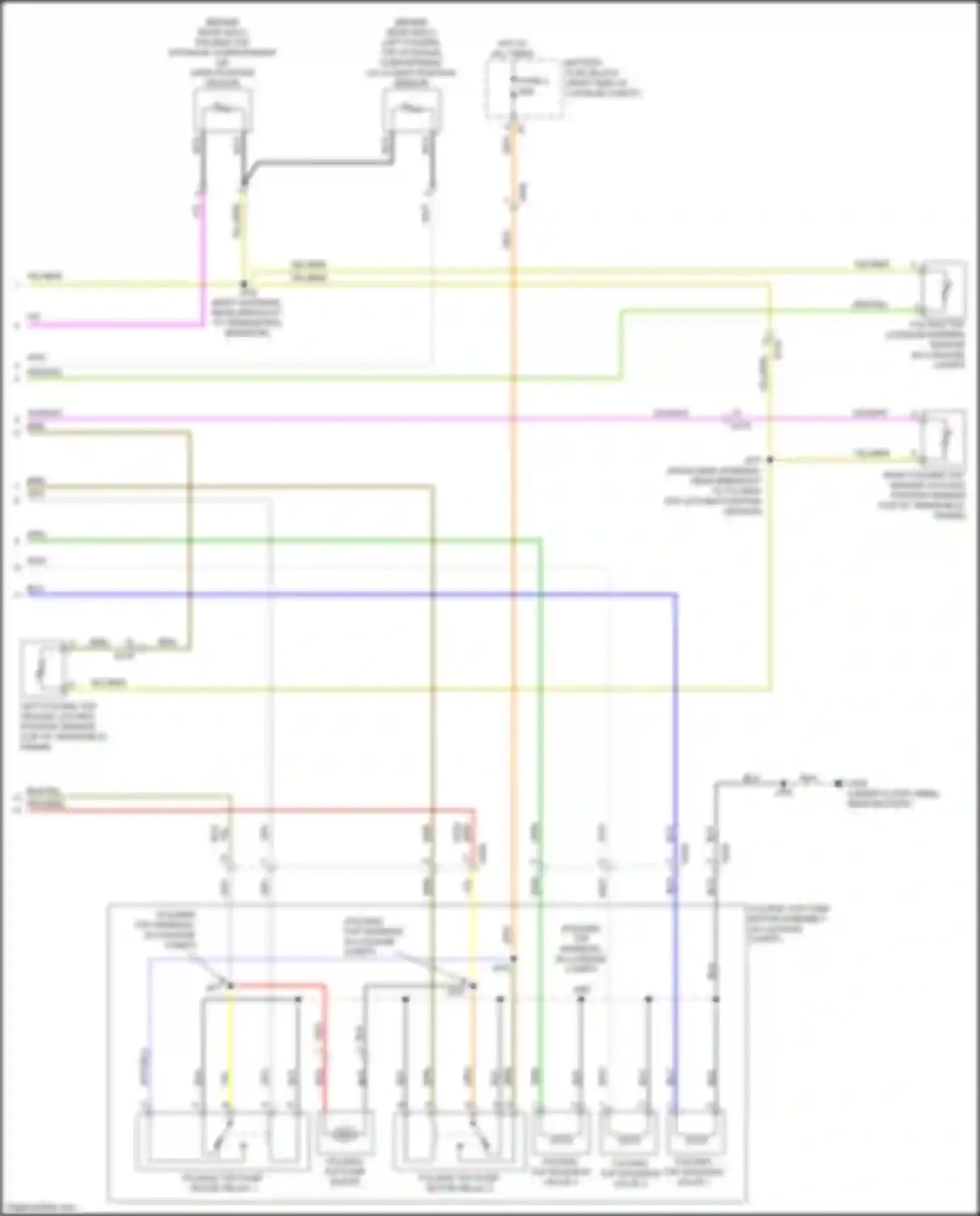 Wiring diagram folding top stowage compartment lid open position sensor for Chevrolet Camaro VI (2015-2018) (1 of 1)