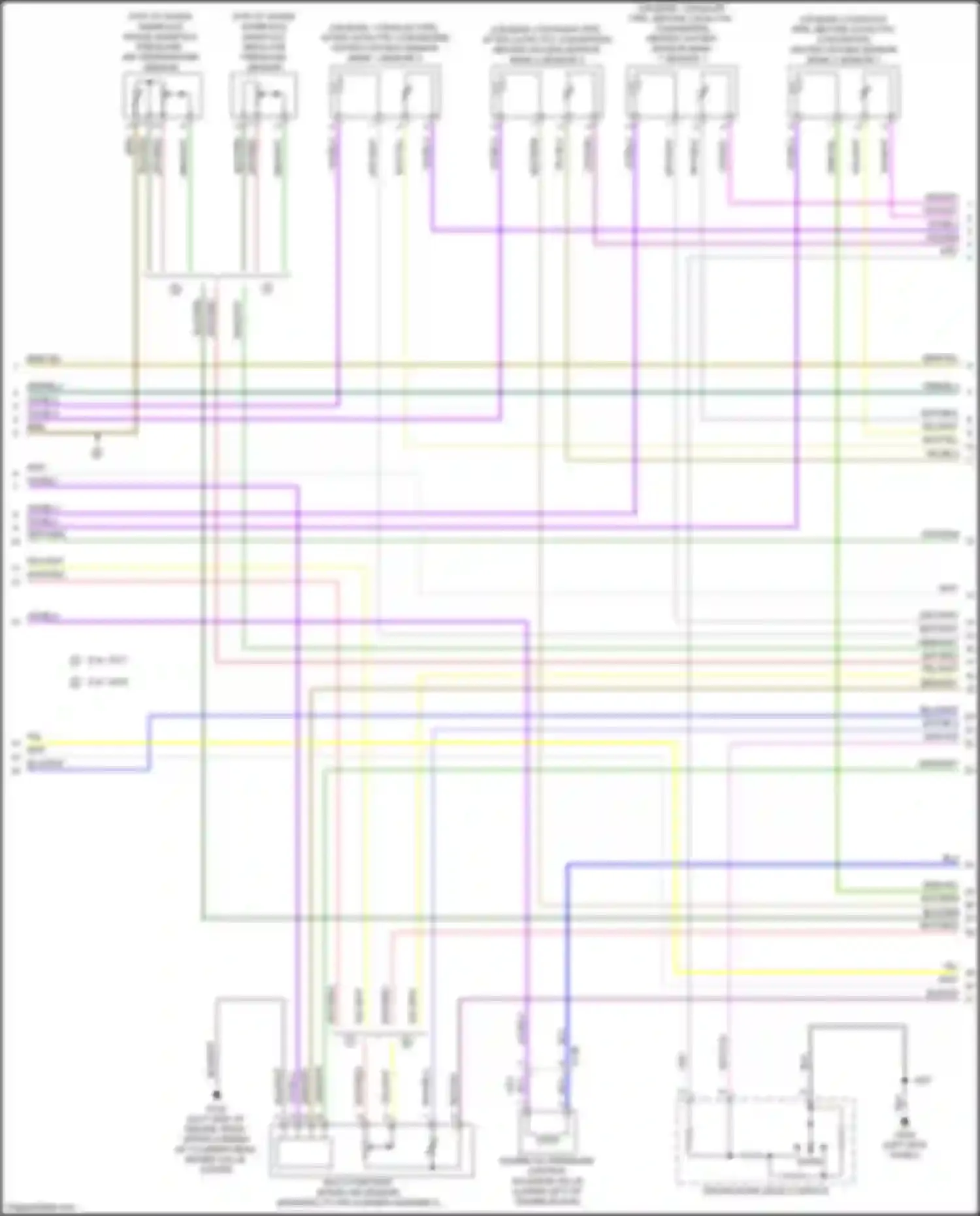 Wiring diagram heated oxygen sensor bank 2 sensor 1 for Chevrolet Camaro VI (2015-2018) (2 of 3)