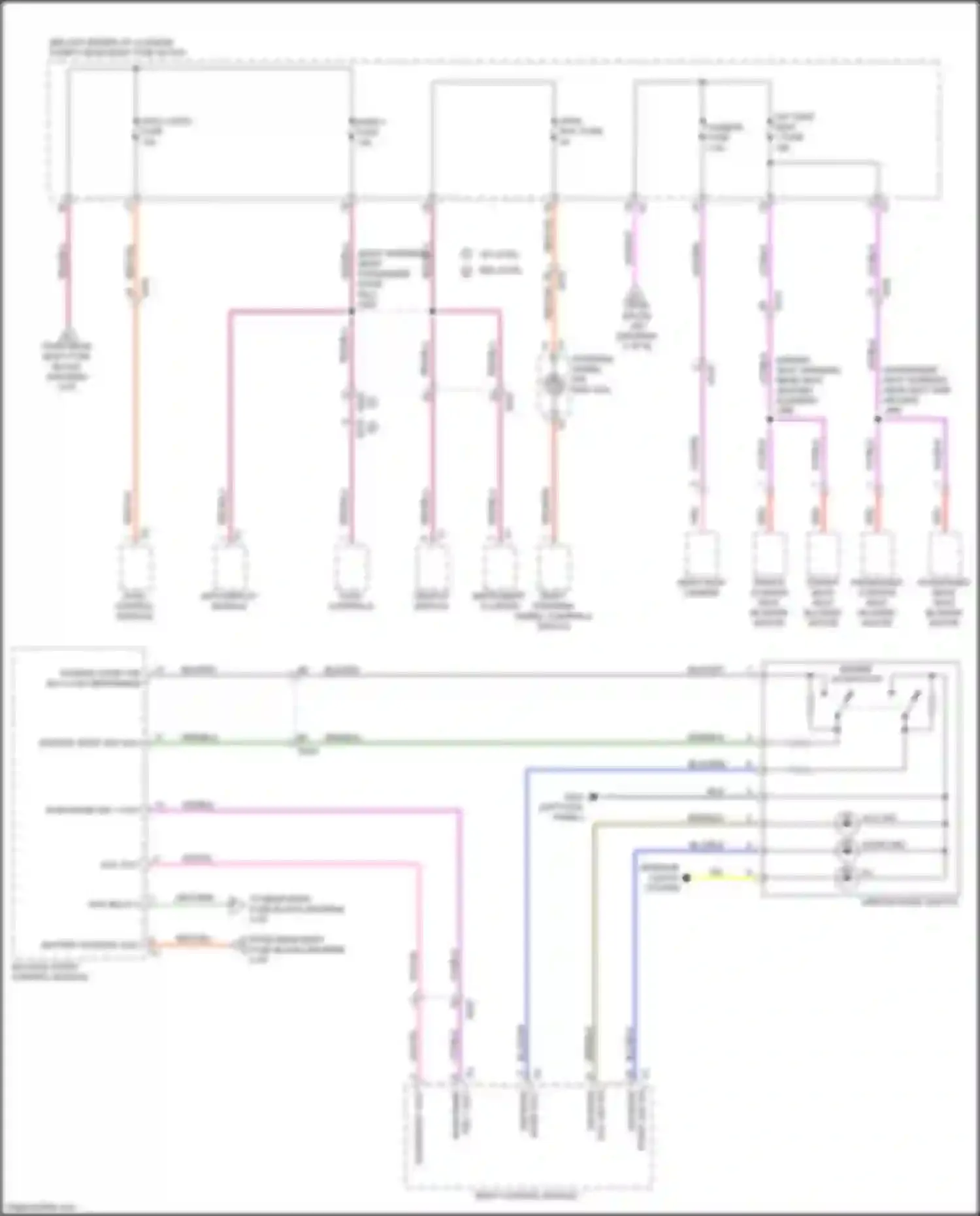 Wiring diagram ignition mode switch for Chevrolet Camaro VI (2015-2018) (5 of 7)