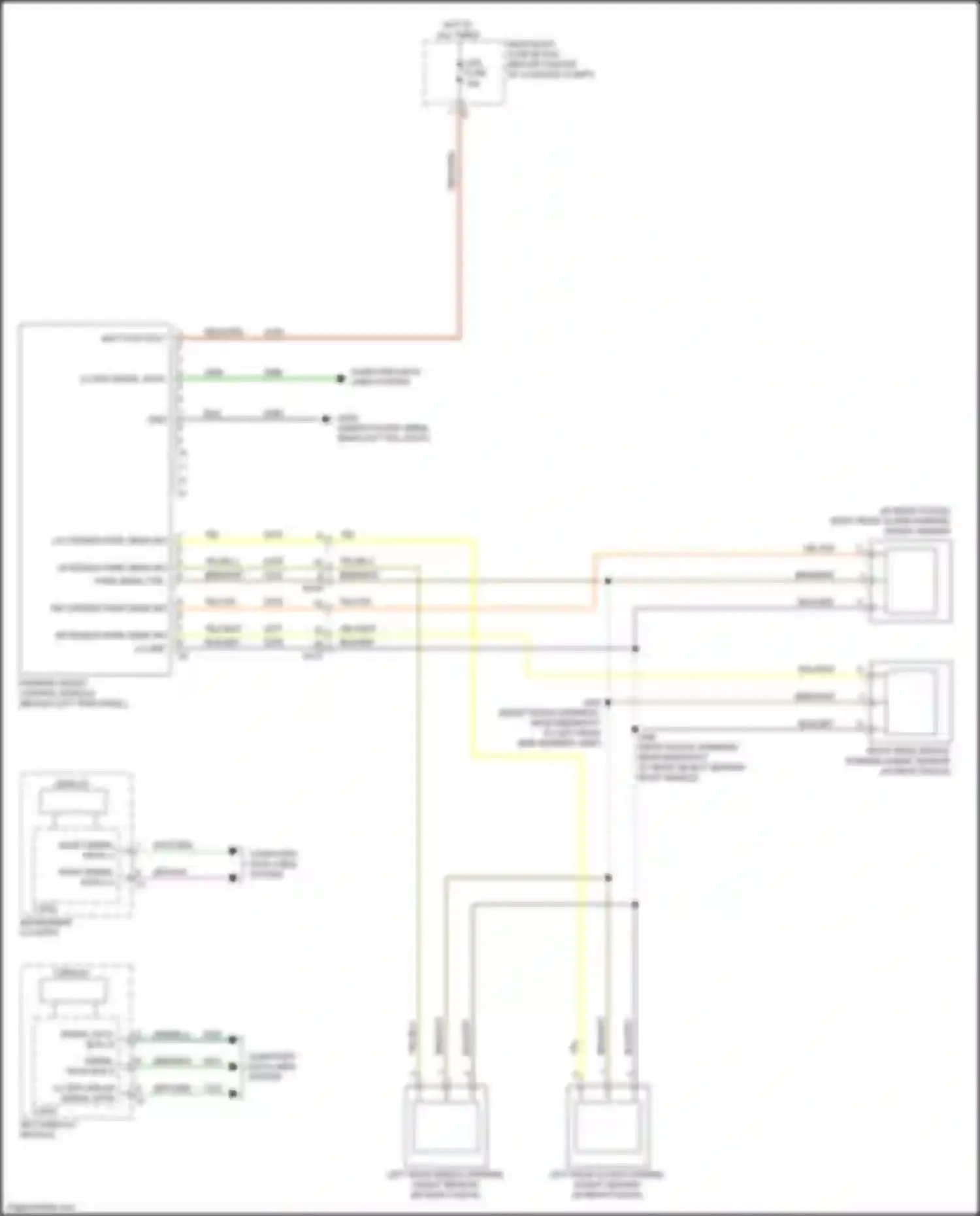 Wiring diagram info display module for Chevrolet Camaro VI (2015-2018) (5 of 14)