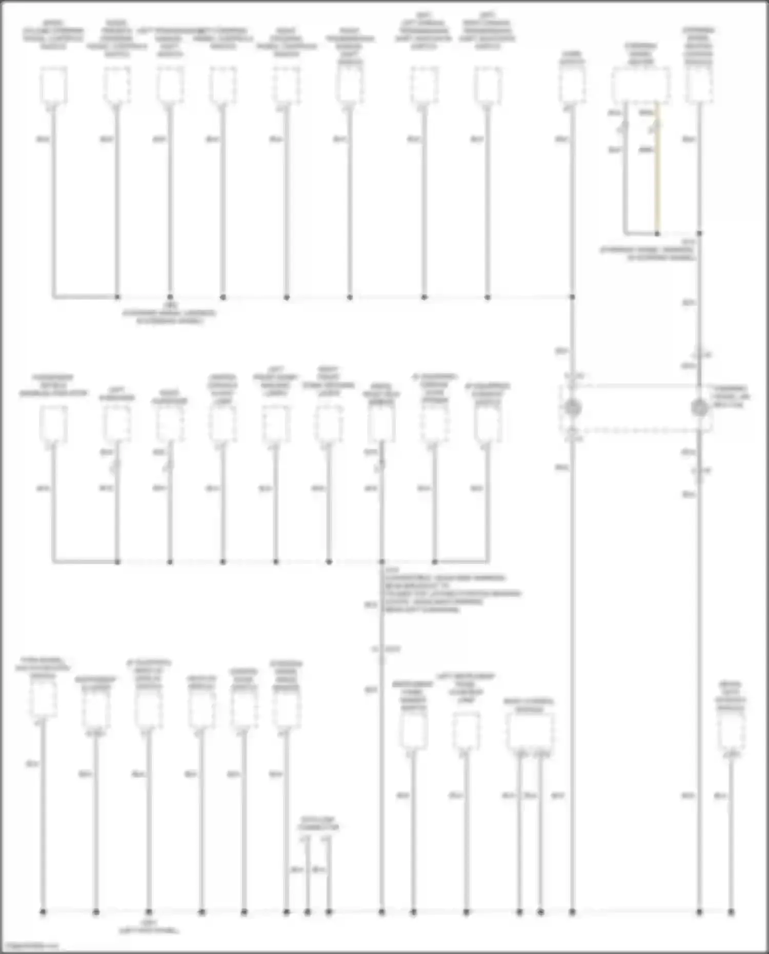 Wiring diagram inside rear view mirror for Chevrolet Camaro VI (2015-2018) (4 of 6)