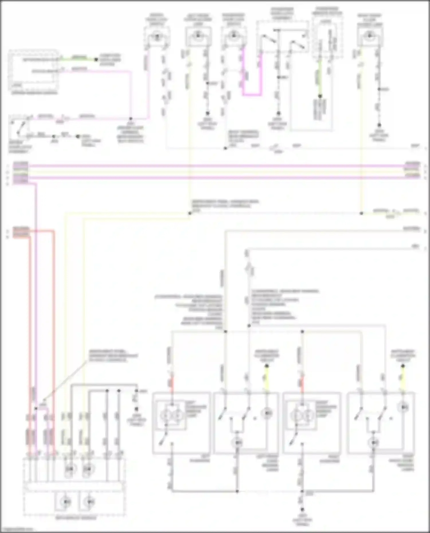 Wiring diagram instrument illumination circuit for Chevrolet Camaro VI (2015-2018) (1 of 1)