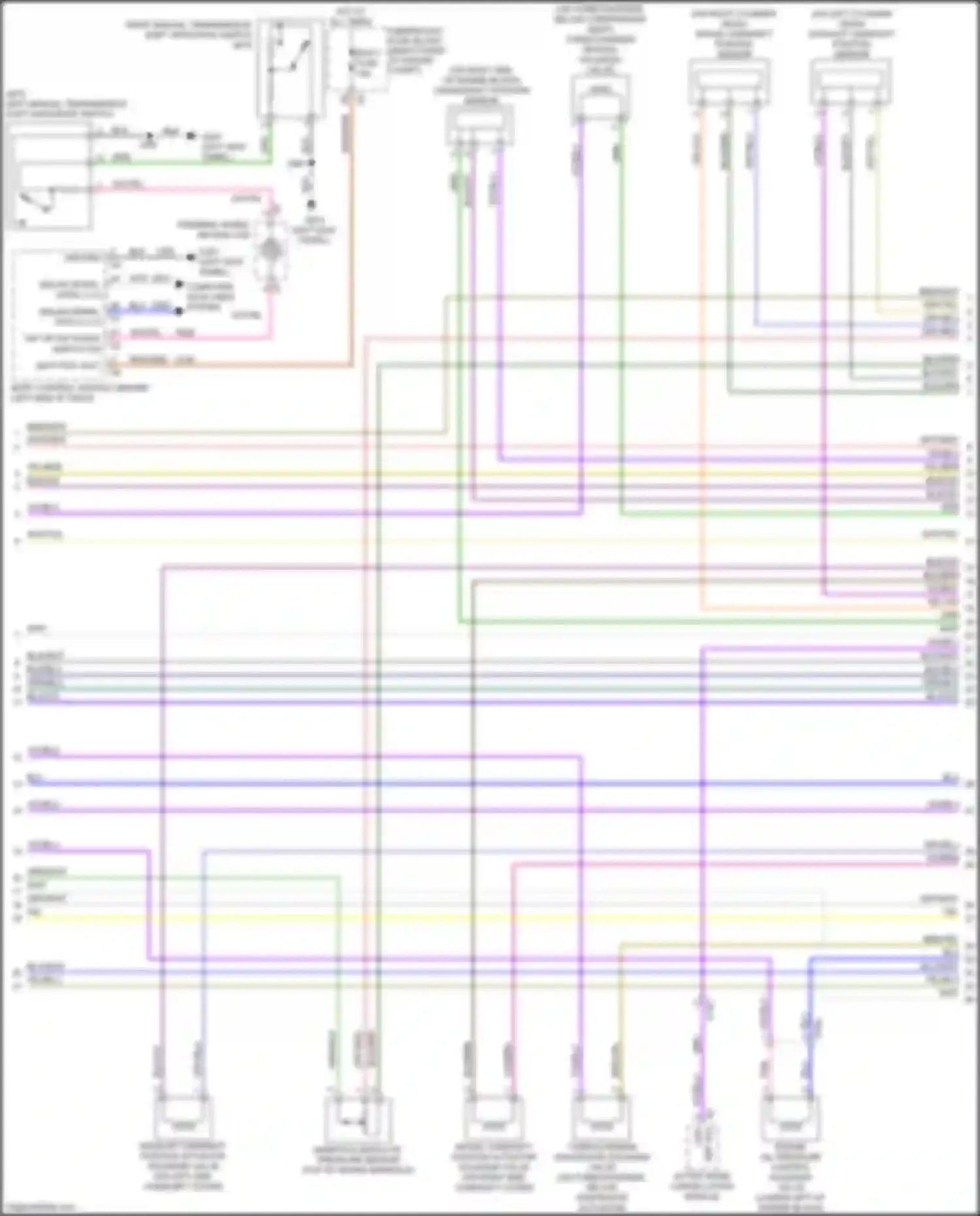 Wiring diagram intake camshaft position sensor for Chevrolet Camaro VI (2015-2018) (1 of 1)
