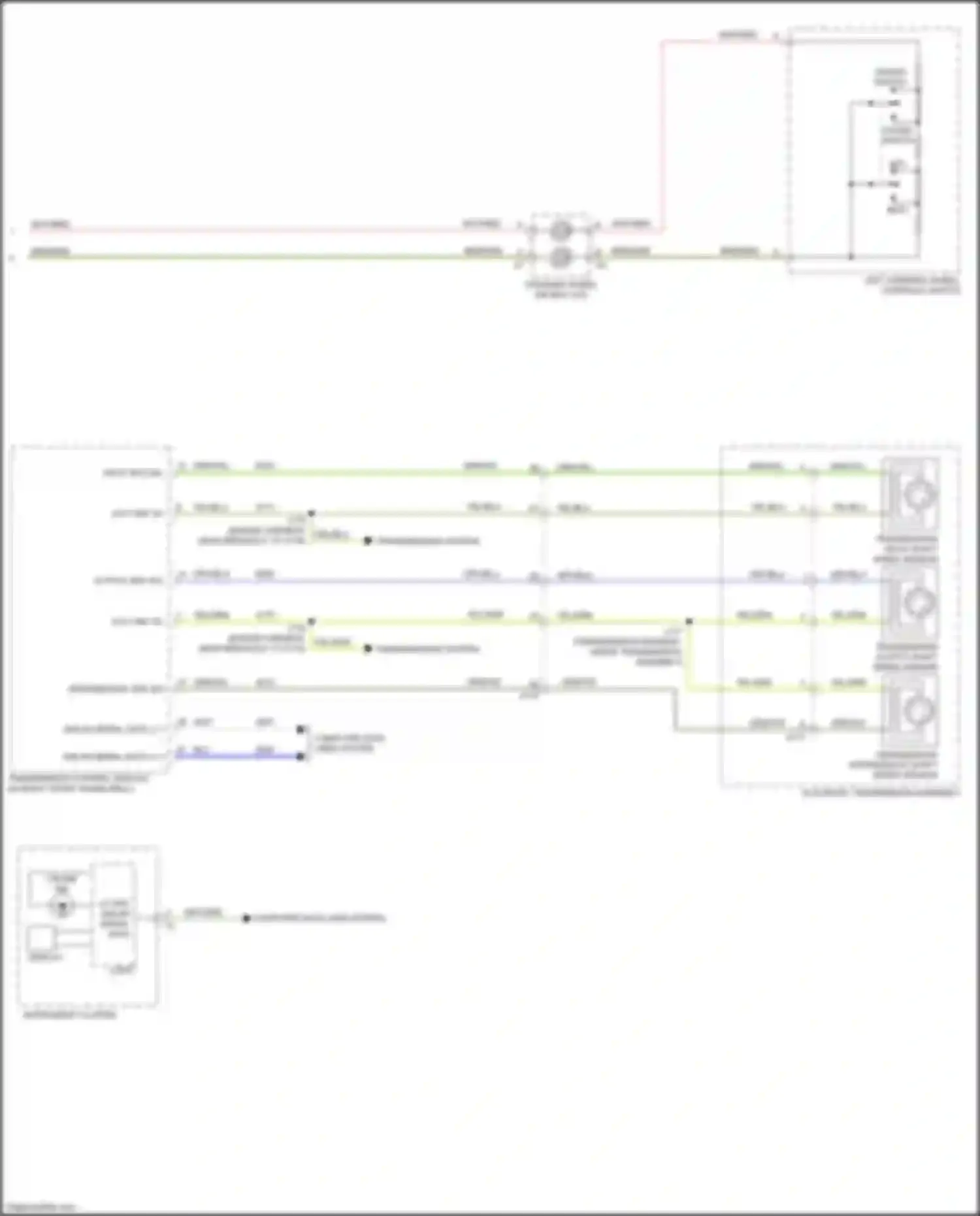 Wiring diagram intermediate spd sig for Chevrolet Camaro VI (2015-2018) (1 of 1)