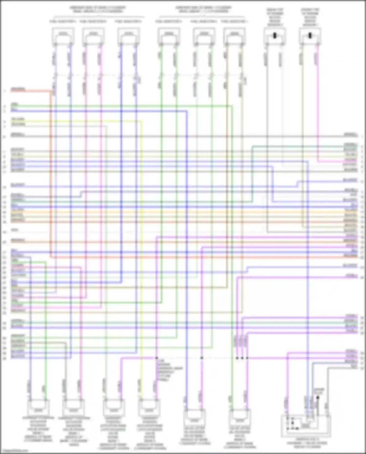 Wiring diagram knock sensor 1 for Chevrolet Camaro VI (2015-2018) (2 of 4)