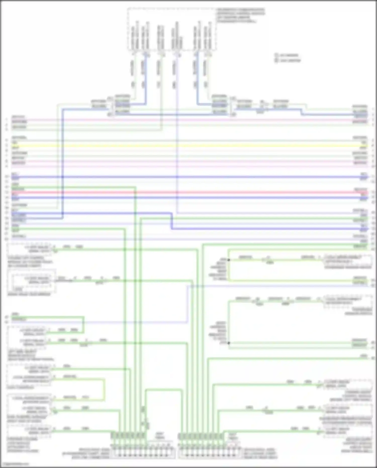 Wiring diagram local interconnect network bus 8 for Chevrolet Camaro VI (2015-2018) (1 of 2)