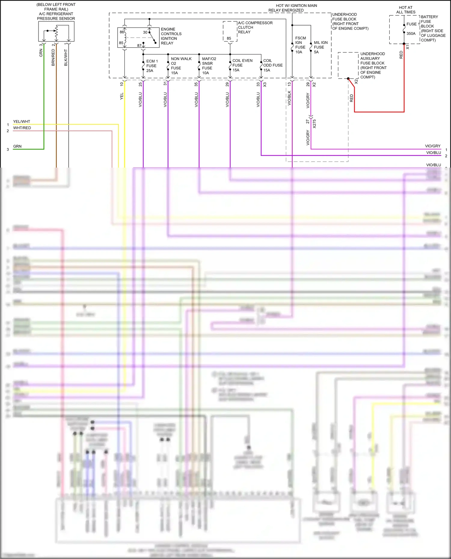 Wiring diagram low ref for Chevrolet Camaro VI (2015-2018) (22 of 29)