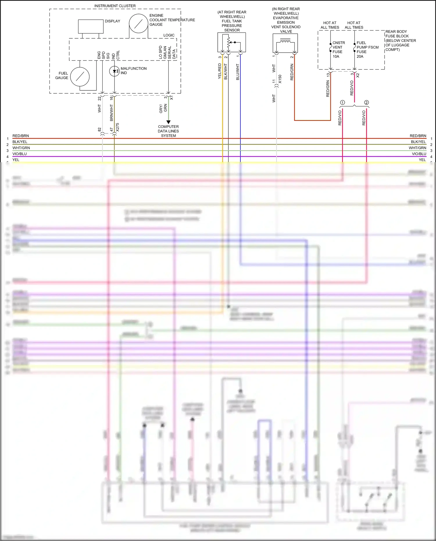 Wiring diagram low ref for Chevrolet Camaro VI (2015-2018) (19 of 29)