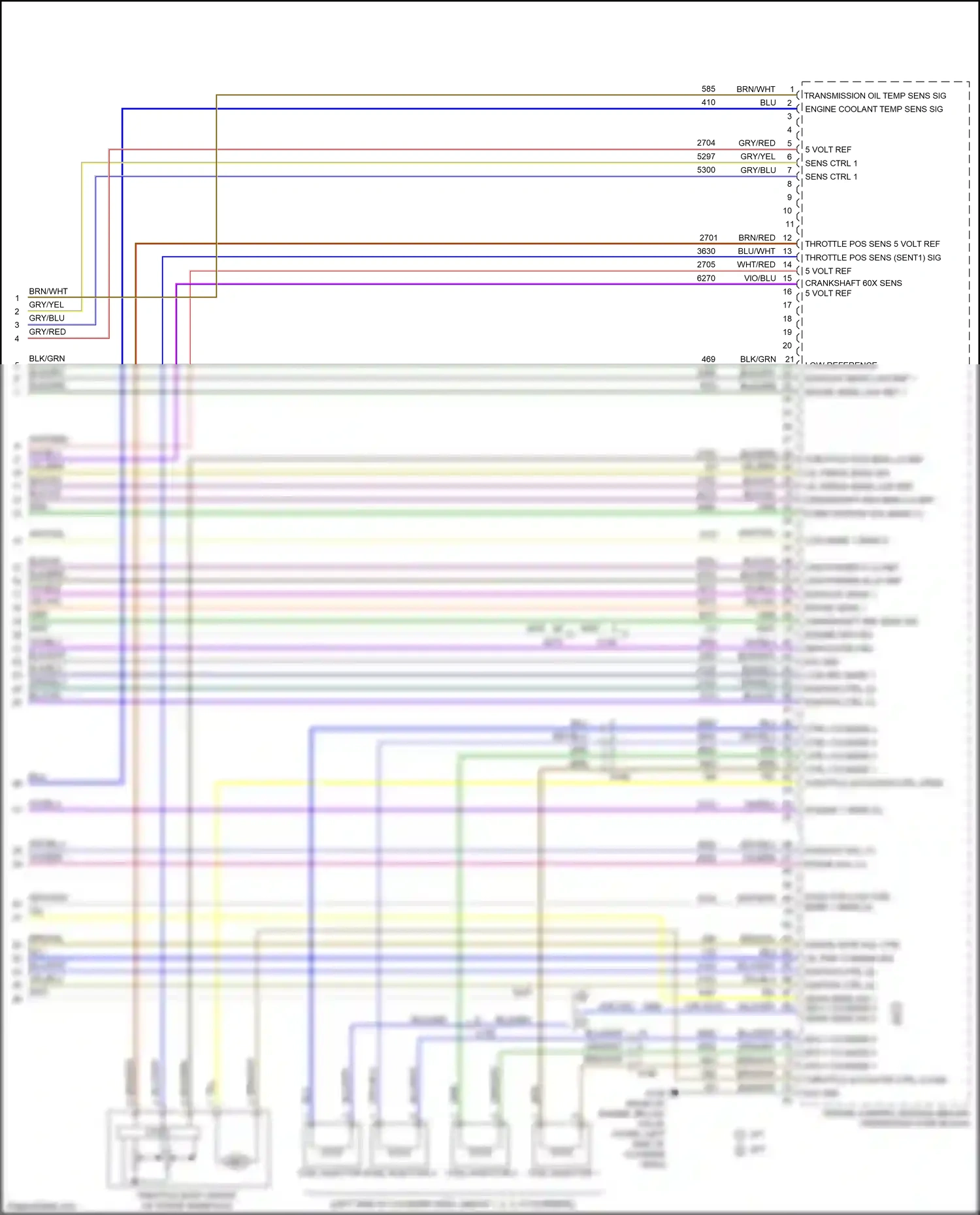 Wiring diagram low reference for Chevrolet Camaro VI (2015-2018) (3 of 3)