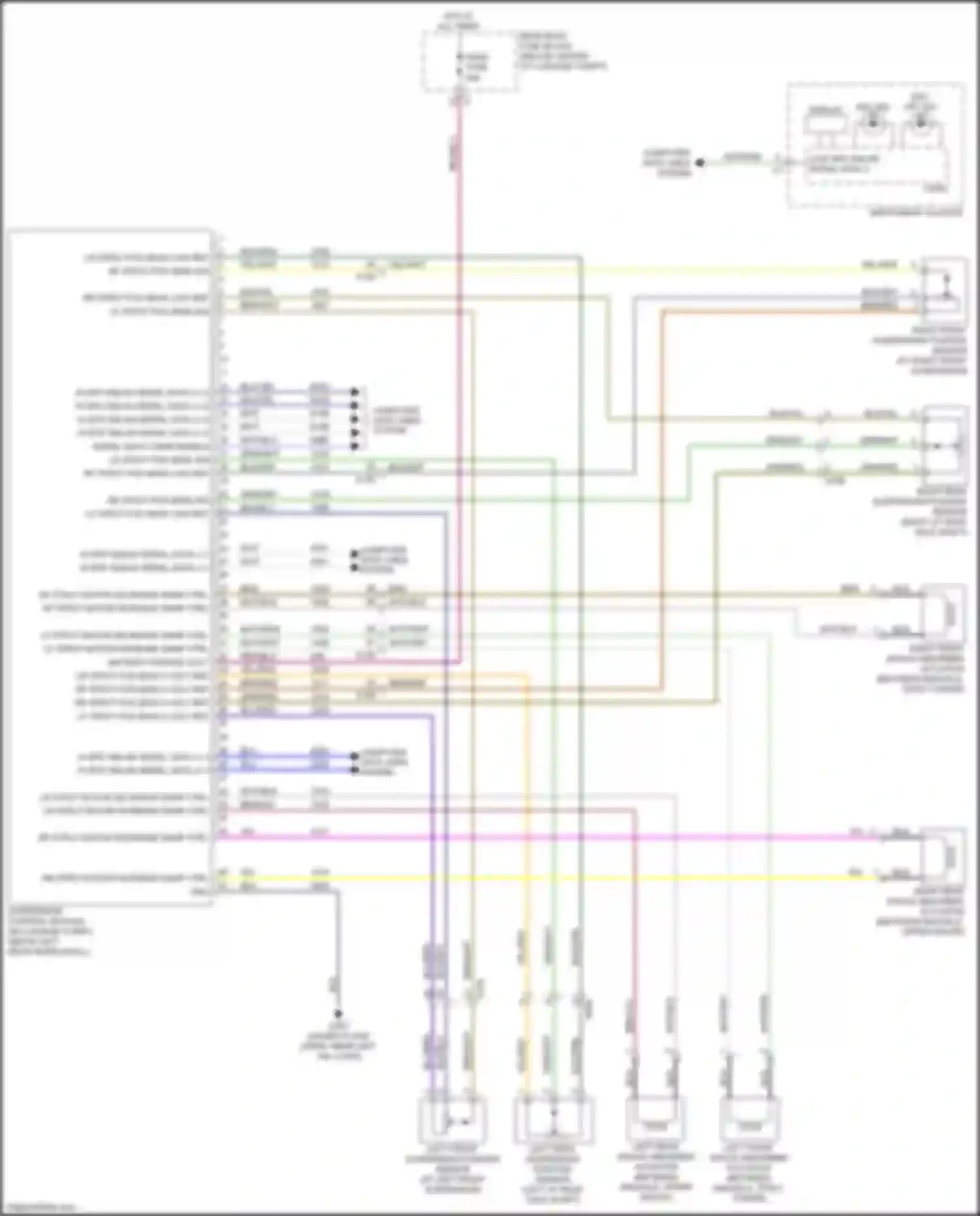 Wiring diagram low spd gmlan serial data 2 for Chevrolet Camaro VI (2015-2018) (1 of 4)