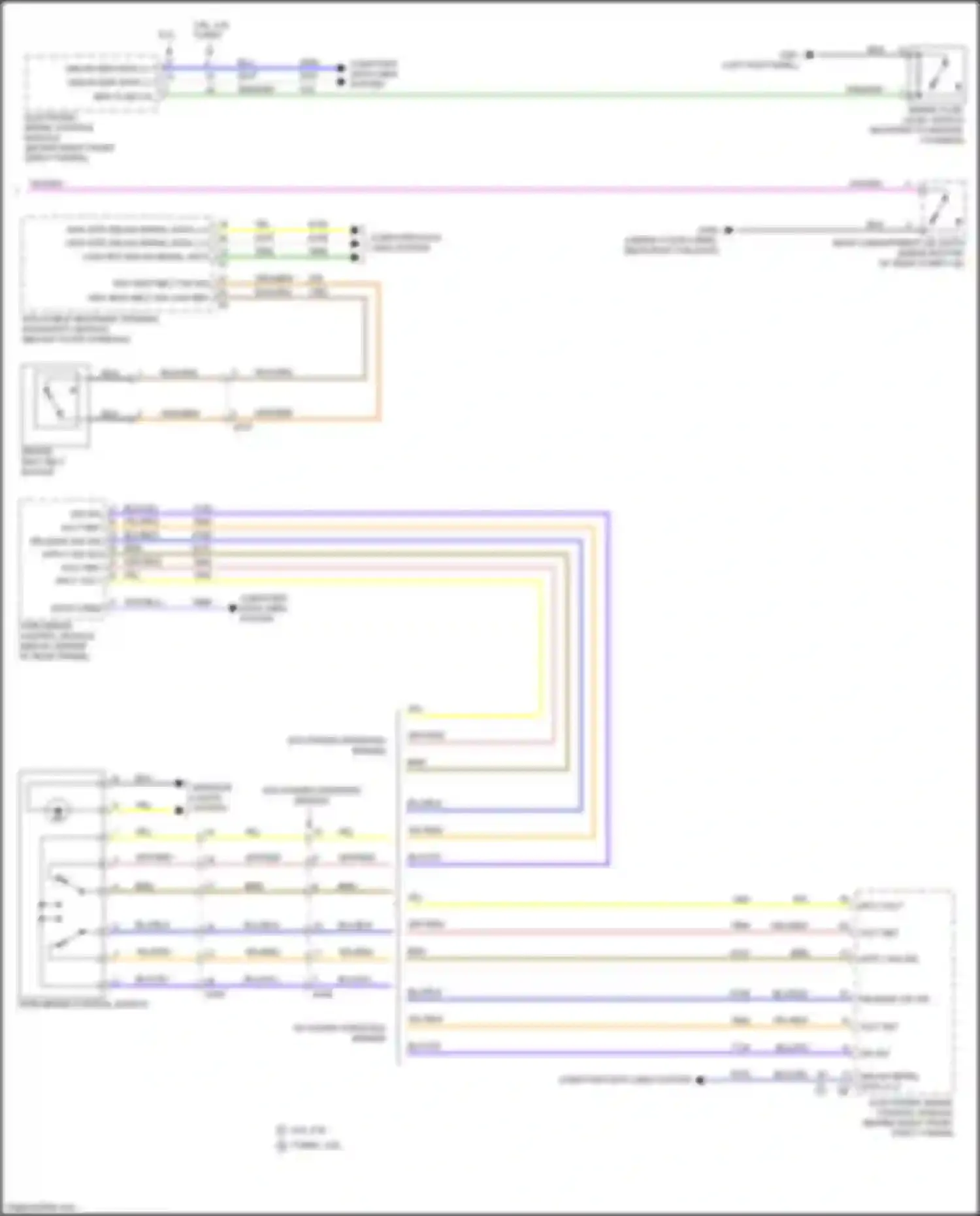 Wiring diagram low spd gmlan serial data for Chevrolet Camaro VI (2015-2018) (8 of 8)