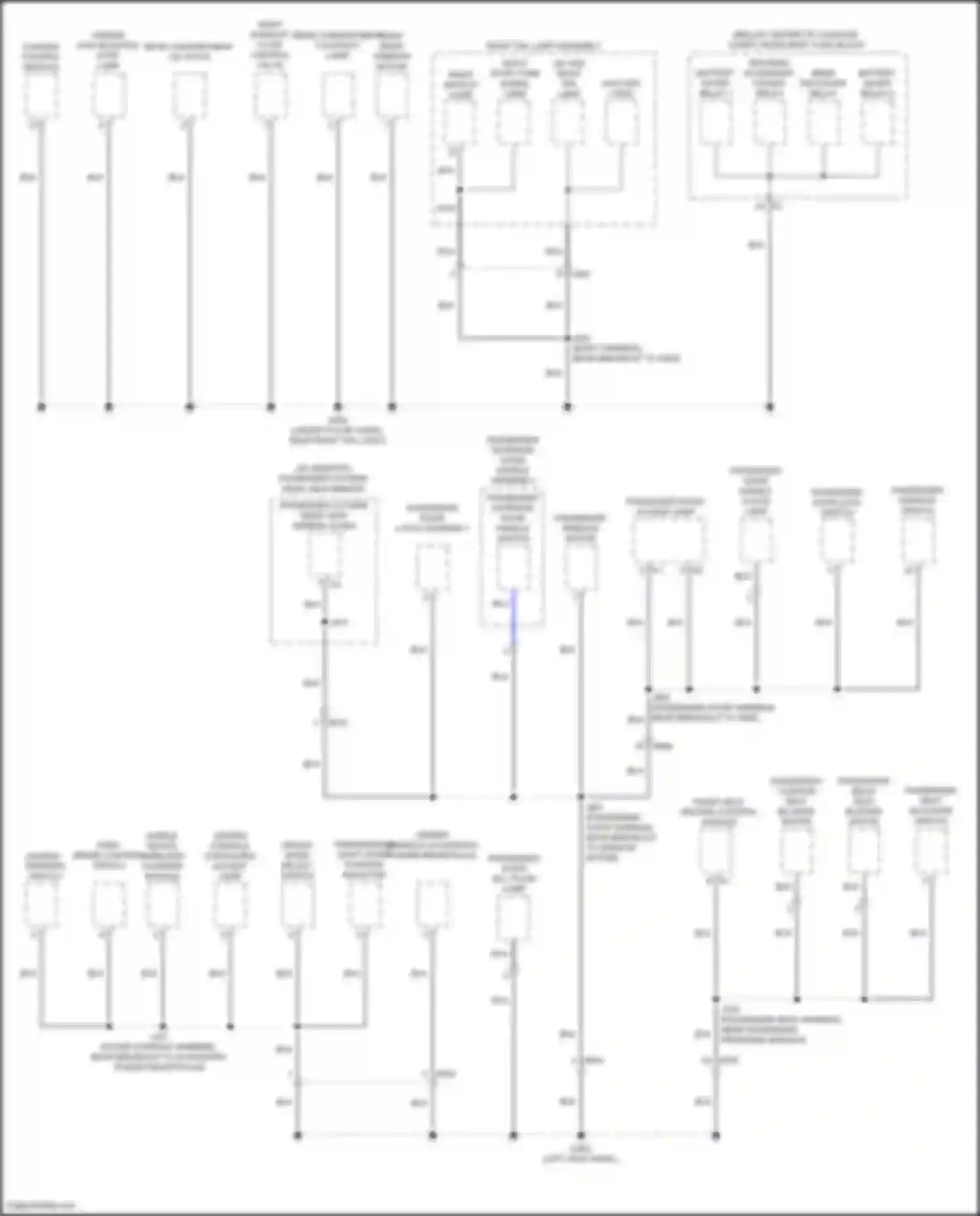 Wiring diagram retained accessory power relay for Chevrolet Camaro VI (2015-2018) (1 of 2)