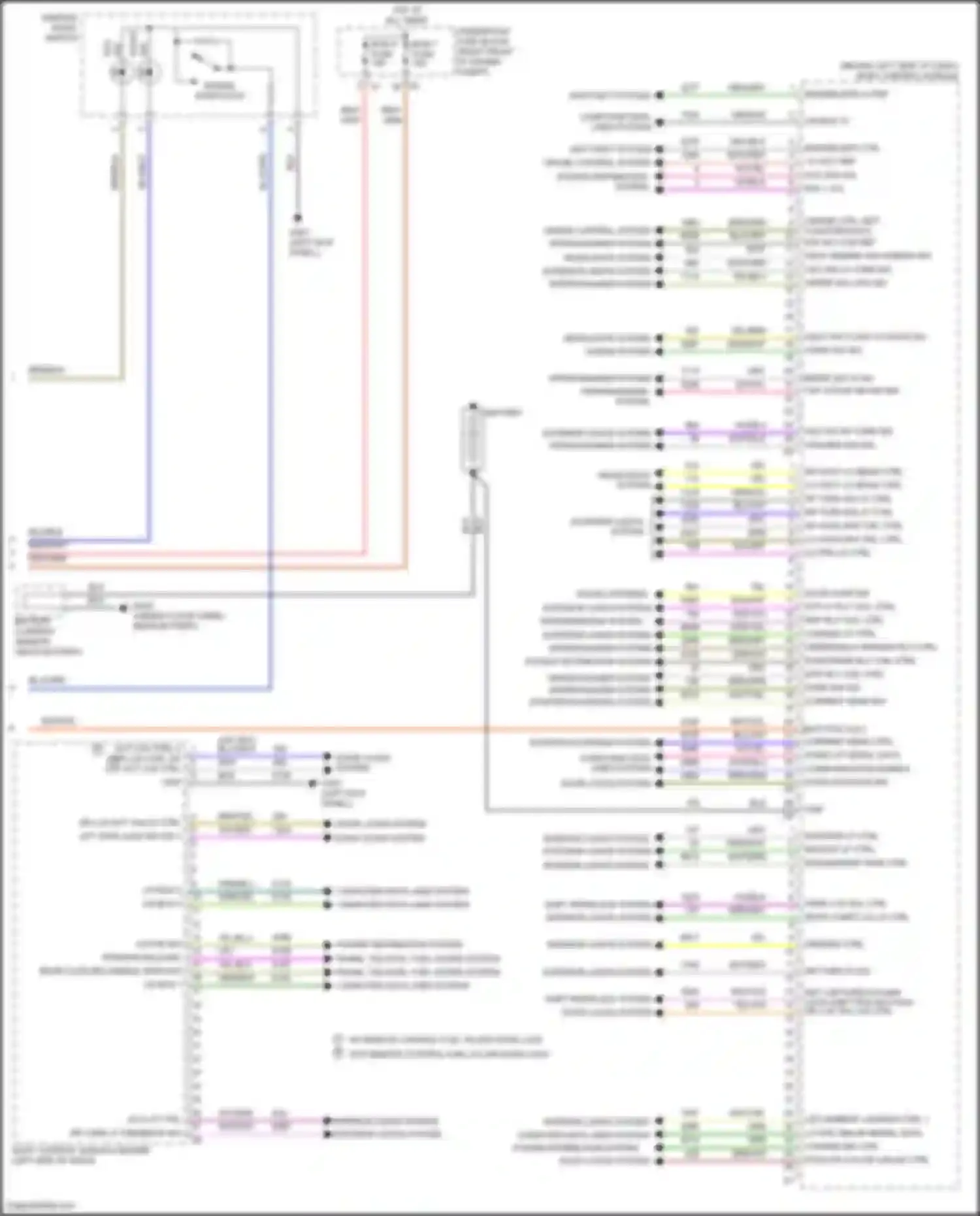 Wiring diagram rf turn sig lp ctrl for Chevrolet Camaro VI (2015-2018) (1 of 2)