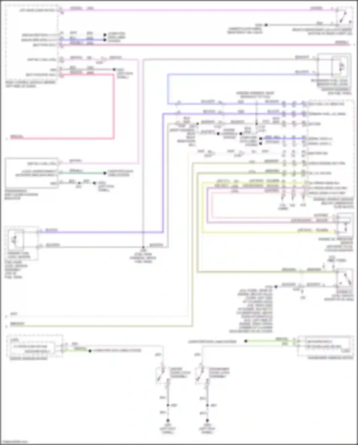 Wiring diagram secondary fuel level sensor fuel level sensor assembly for Chevrolet Camaro VI (2015-2018) (1 of 3)