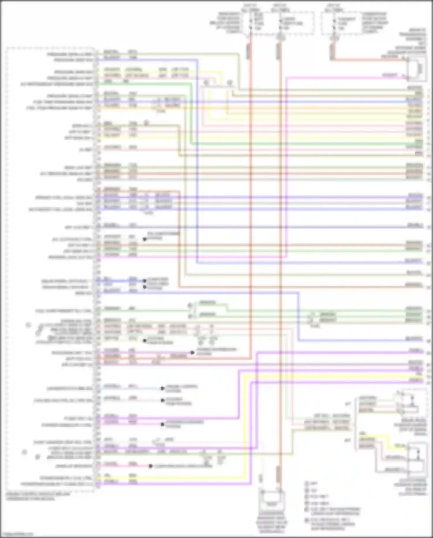 Wiring diagram sens sig 2 for Chevrolet Camaro VI (2015-2018) (2 of 3)