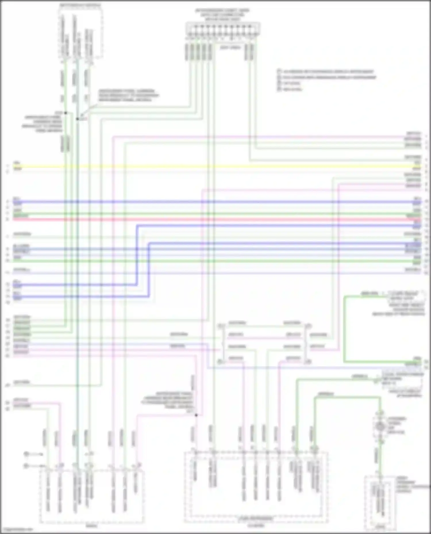 Wiring diagram serial data 2 for Chevrolet Camaro VI (2015-2018) (1 of 5)