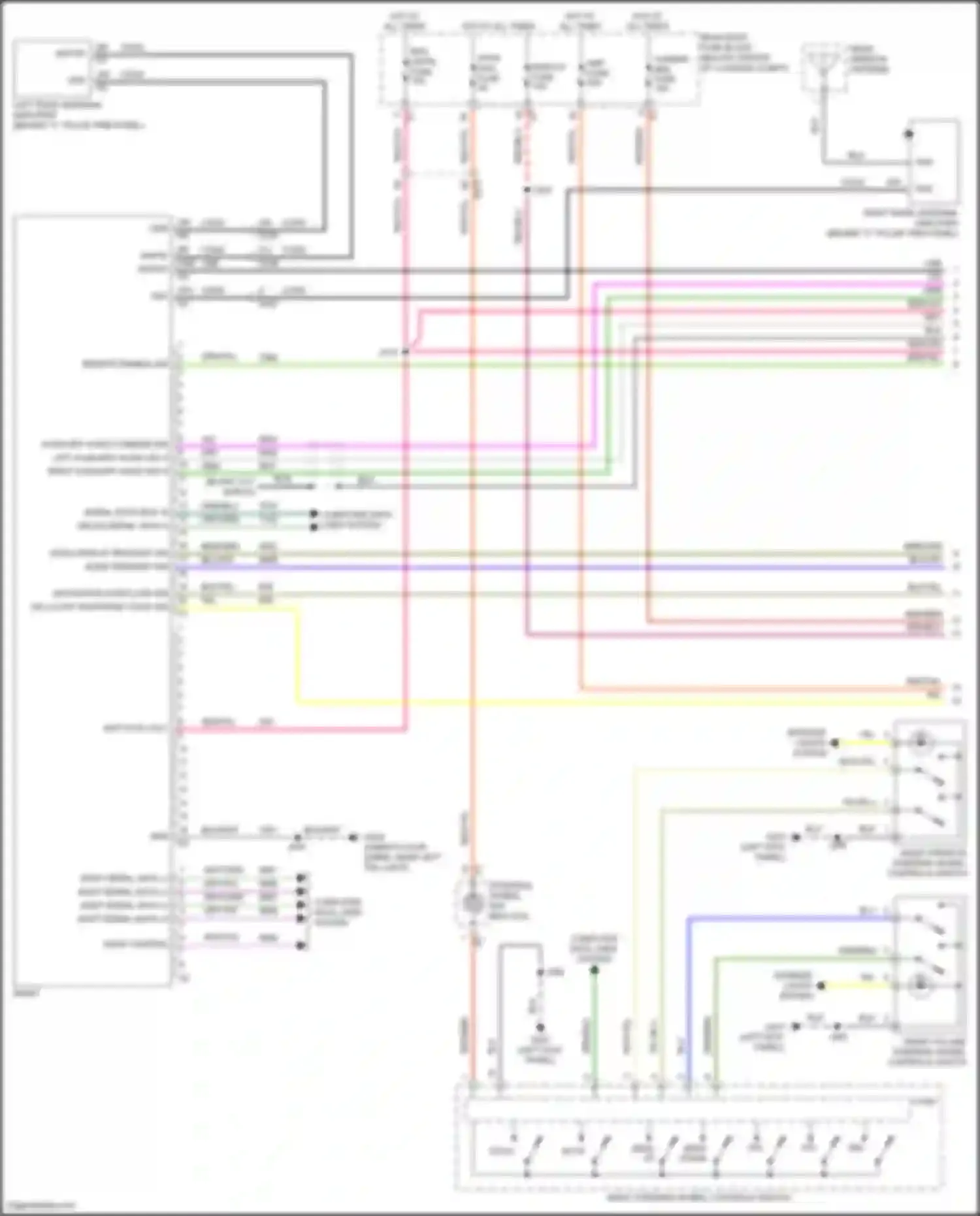 Wiring diagram serial data bus 10 for Chevrolet Camaro VI (2015-2018) (1 of 7)