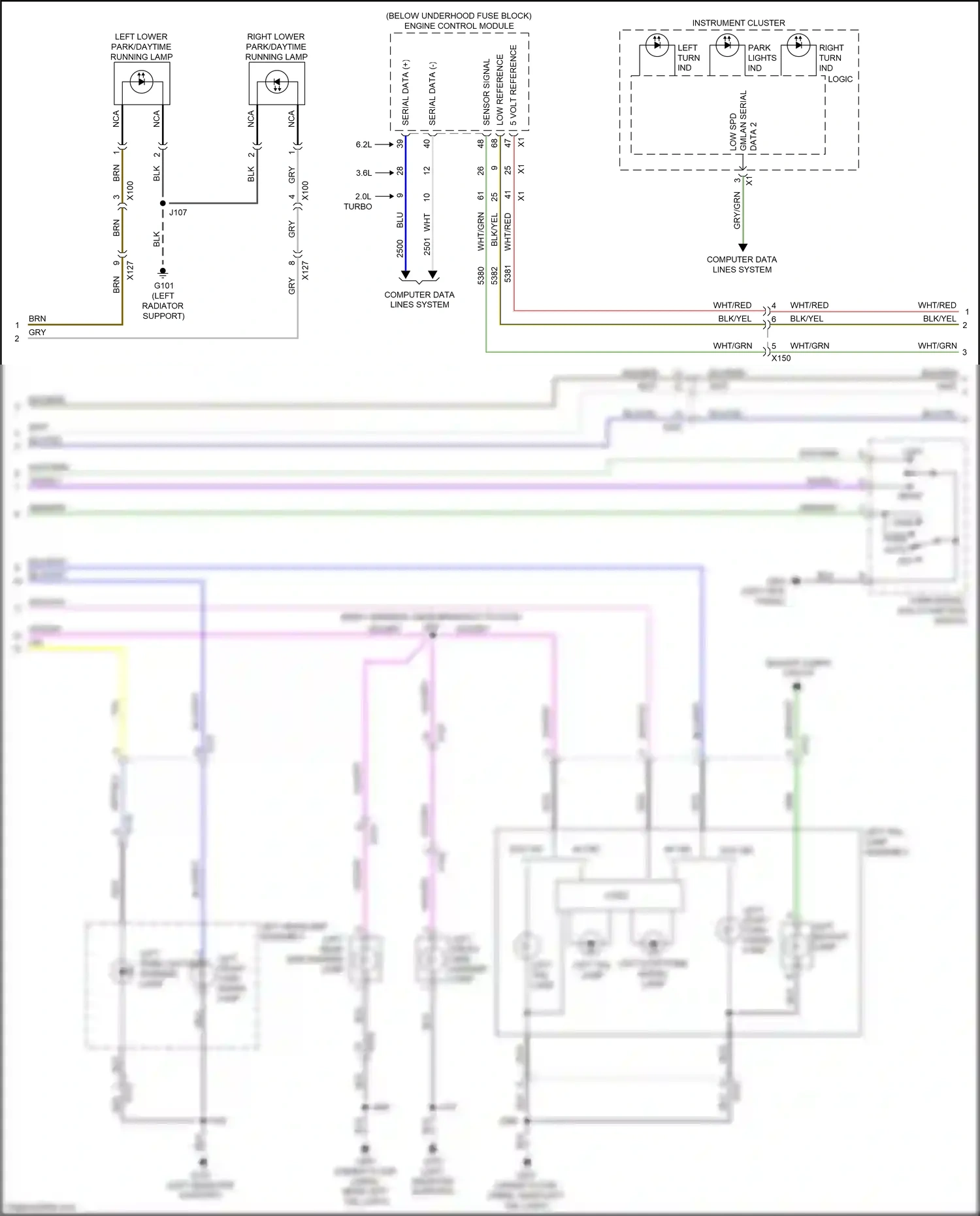 Chevrolet Camaro VI (2015-2018) serial data wiring diagram  (2 of 18)