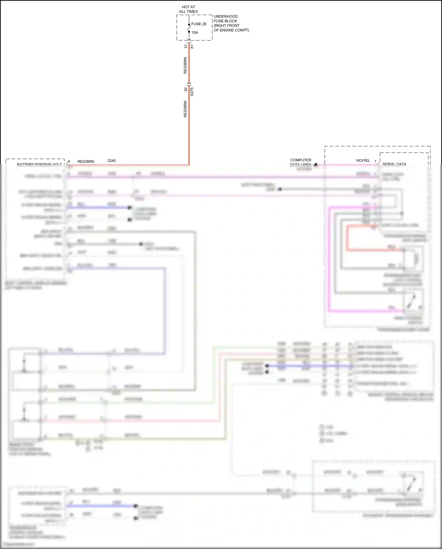 Chevrolet Camaro VI (2015-2018) serial data wiring diagram  (10 of 18)
