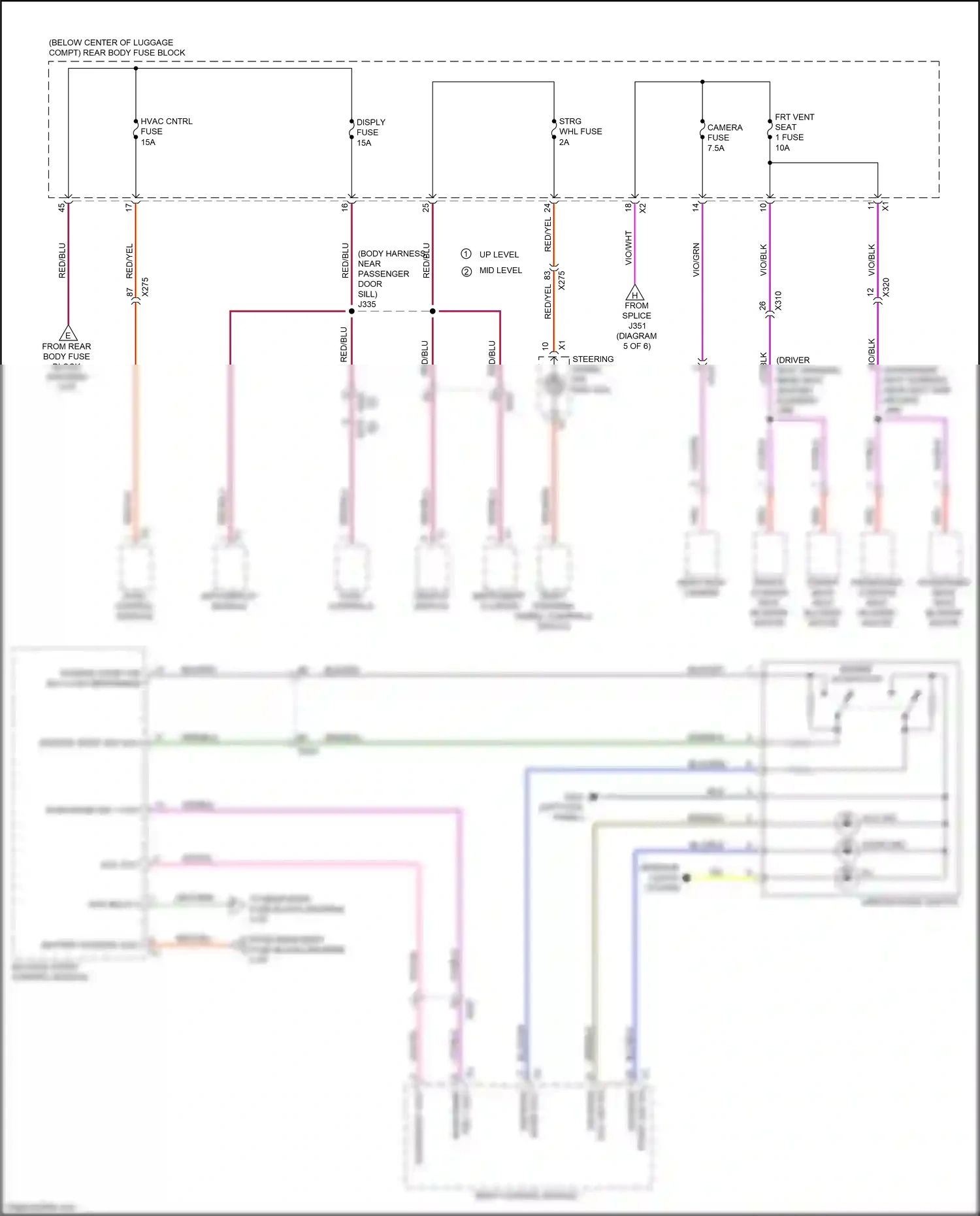 Wiring diagram start ind for Chevrolet Camaro VI (2015-2018) (1 of 1)