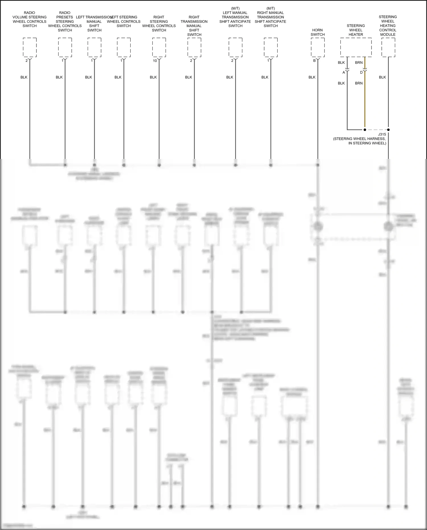 Chevrolet Camaro VI (2015-2018) steering wheel angle sensor wiring diagram  (3 of 3)