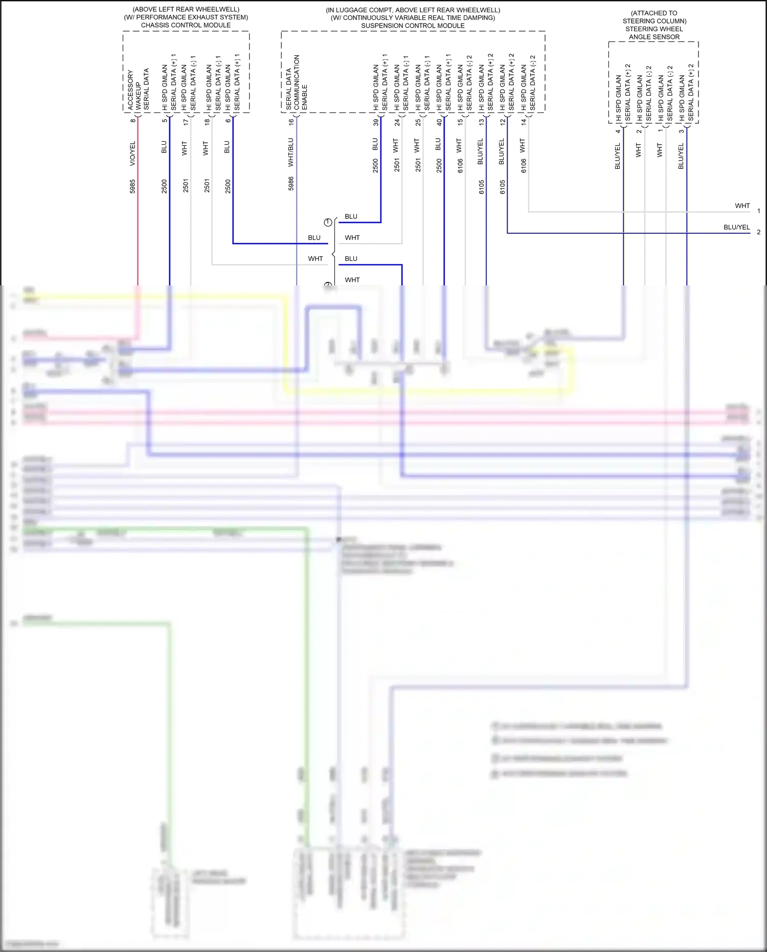 Chevrolet Camaro VI (2015-2018) steering wheel angle sensor wiring diagram  (1 of 3)