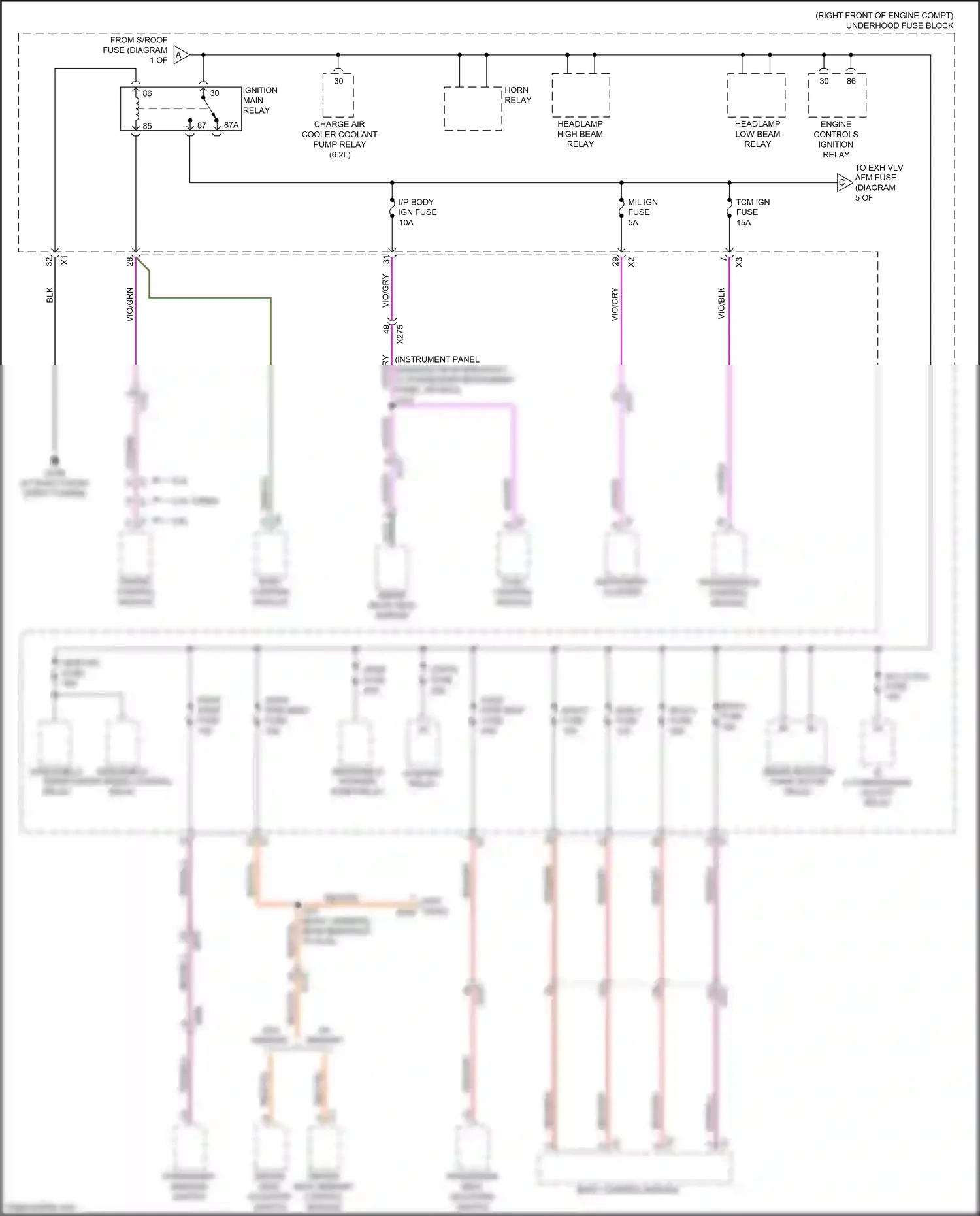Chevrolet Camaro VI (2015-2018) transmission control module wiring diagram  (4 of 6)