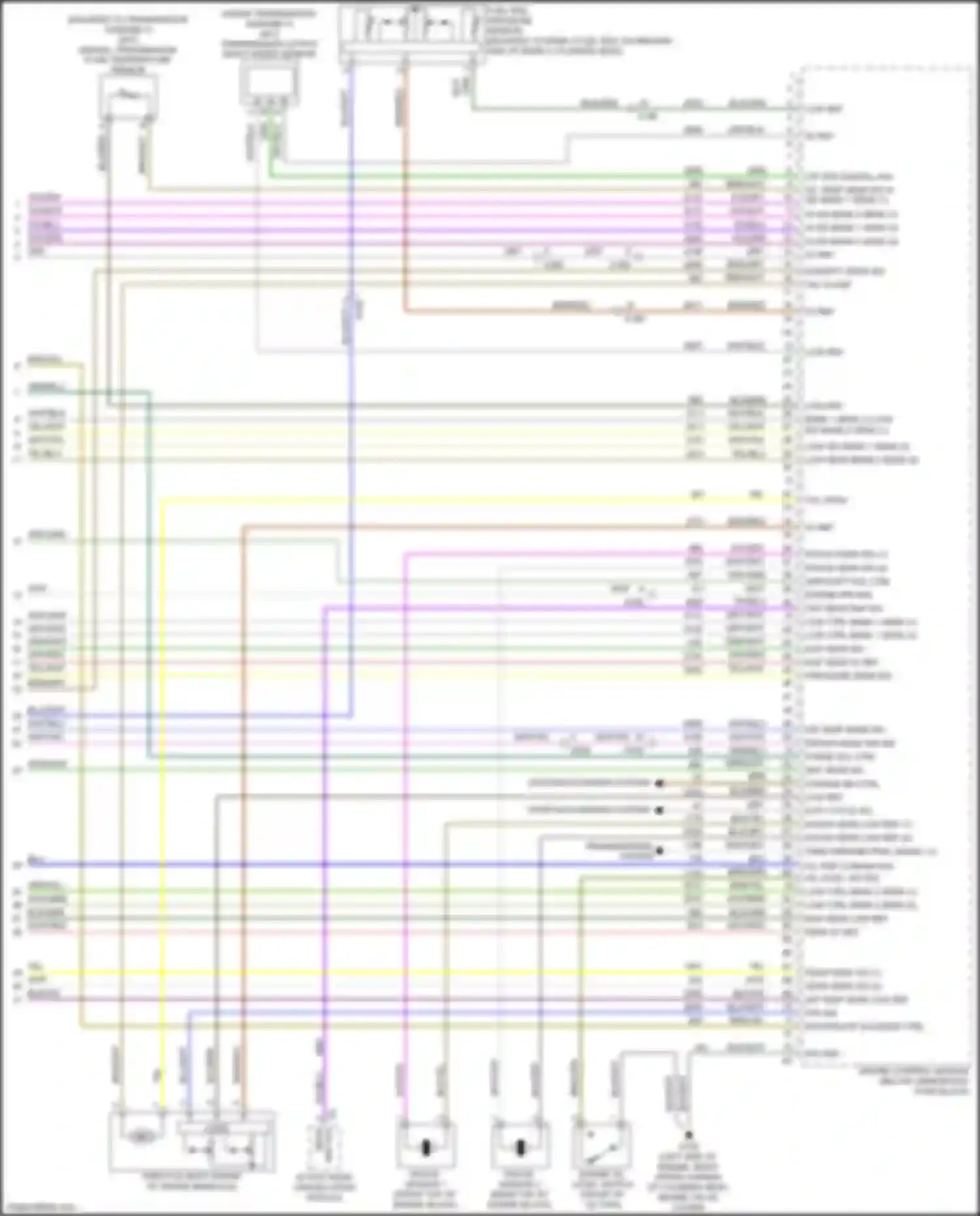 Wiring diagram transmission output shaft speed sensor for Chevrolet Camaro VI (2015-2018) (7 of 8)