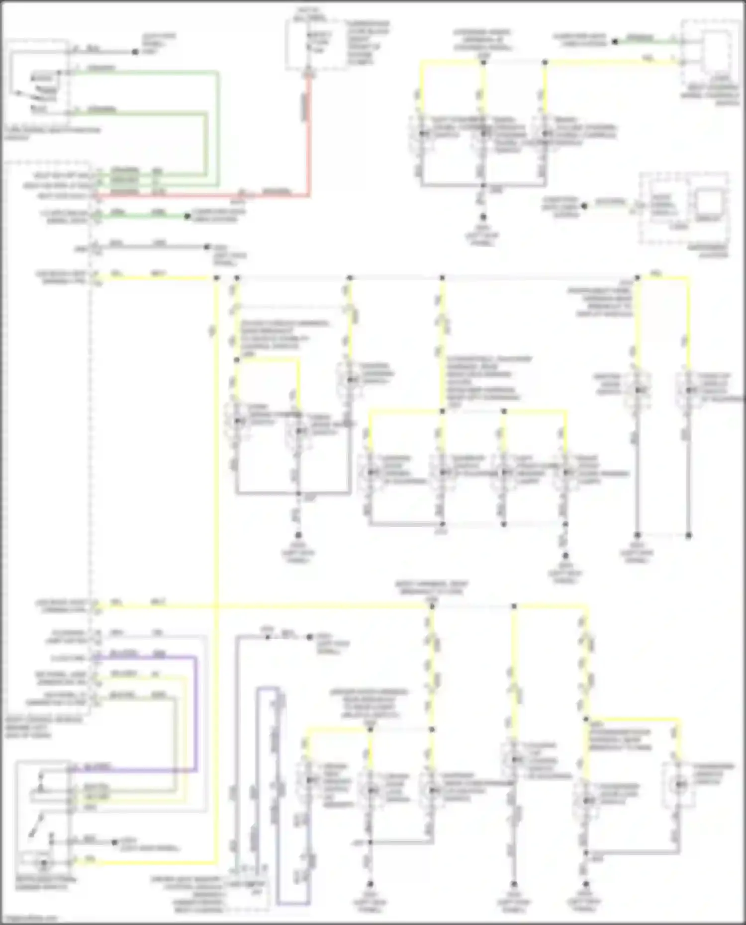 Wiring diagram turn signal/ multi-function switch for Chevrolet Camaro VI (2015-2018) (5 of 6)