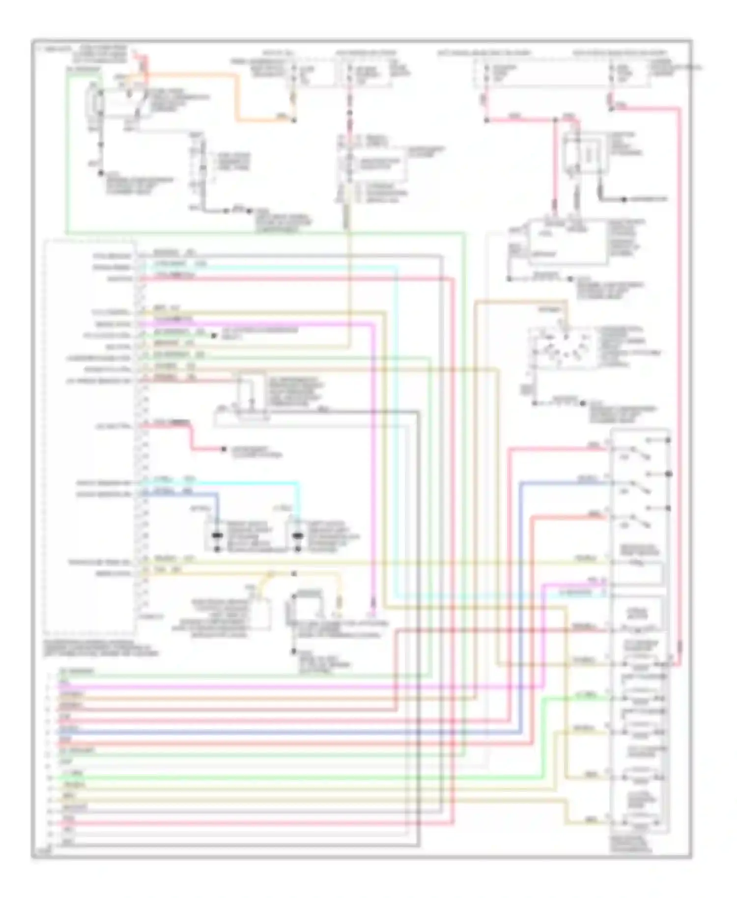 Caprice Impala SS Chevrolet  (1995-1996): Wiring diagram engine performance 5.7l (vin p)s (3 of 3)