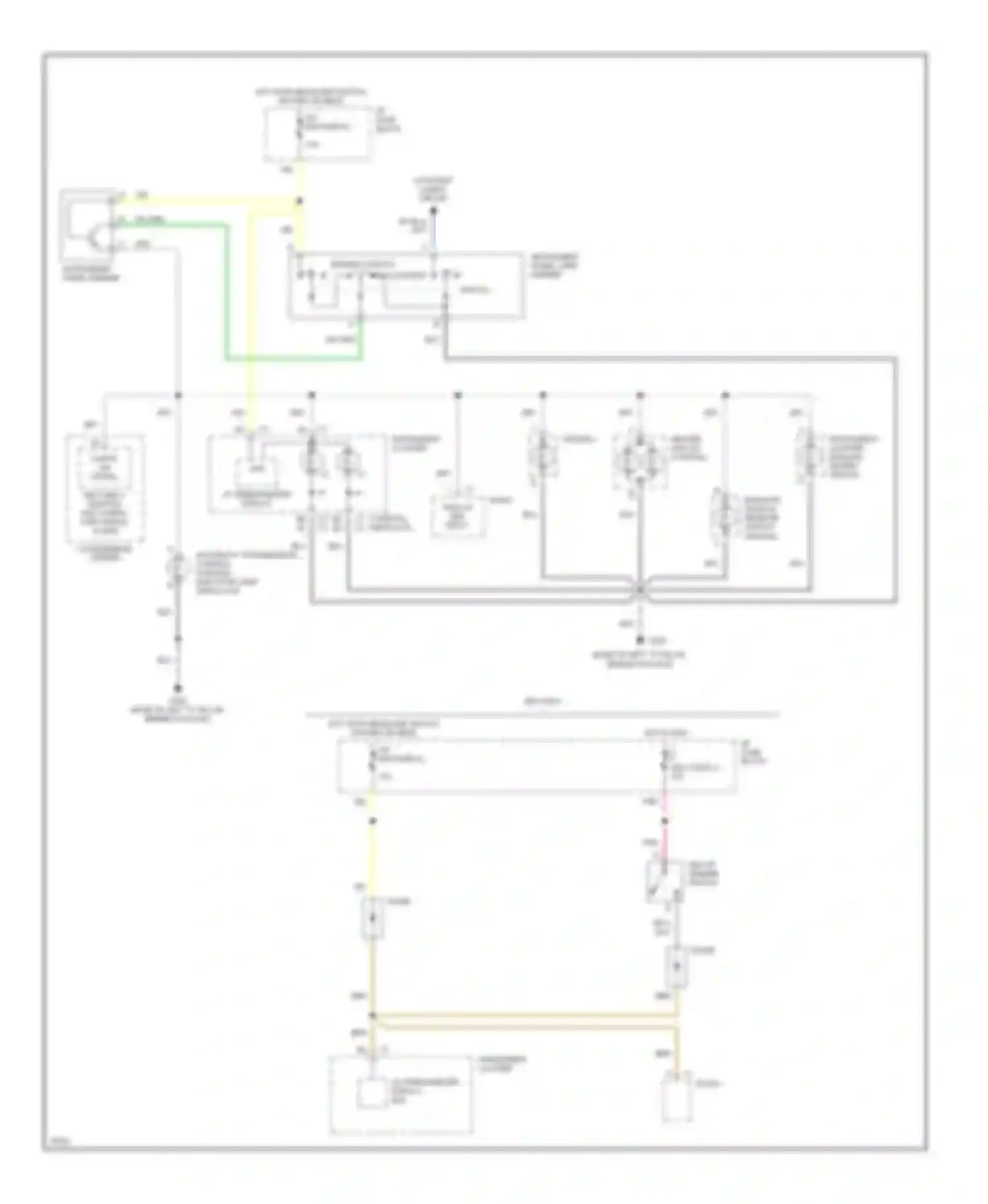 Caprice Impala SS Chevrolet  (1995-1996): Instrument illumination circuit