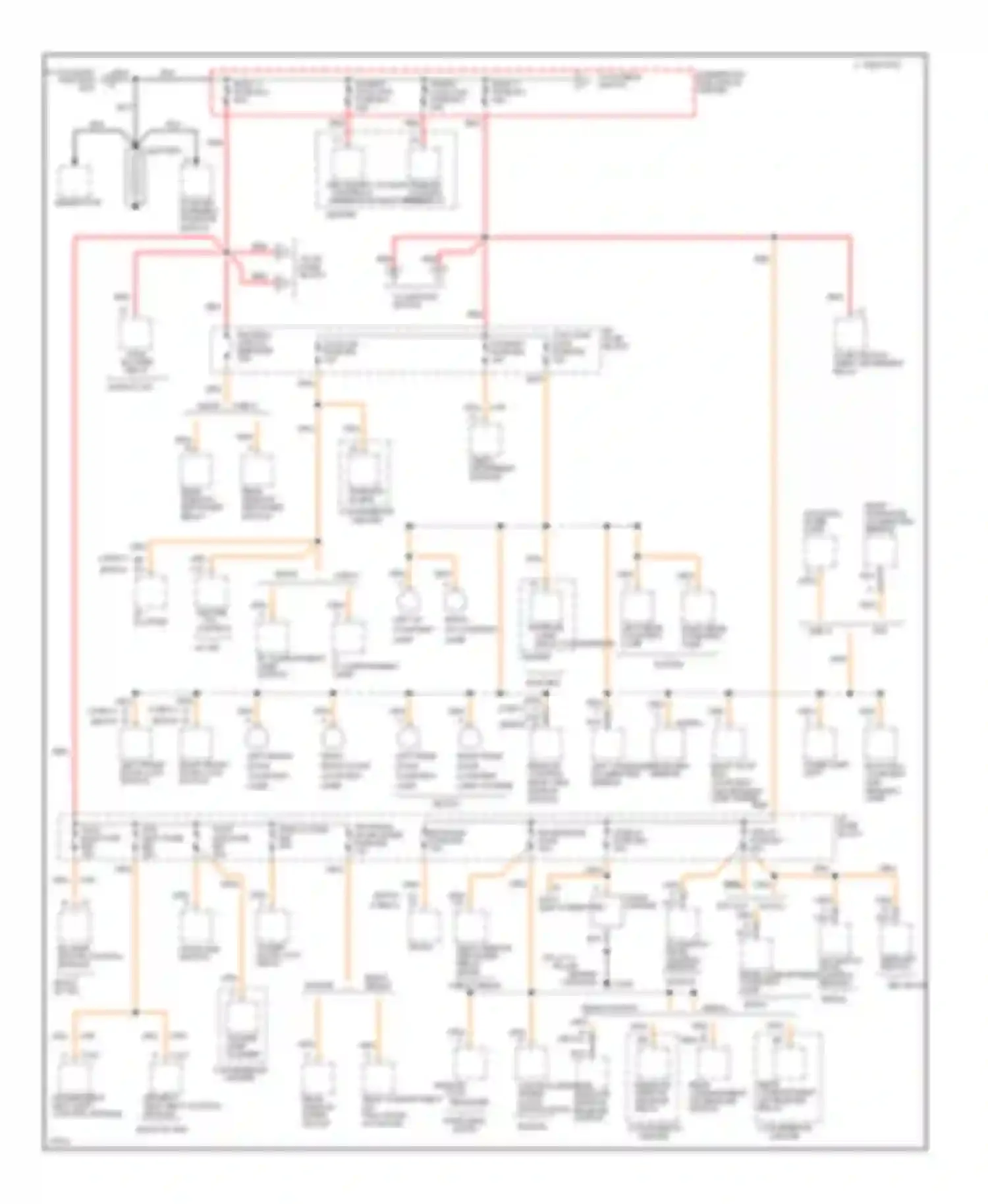 Caprice Impala SS Chevrolet  (1995-1996): Power distribution circuit (1 of 4)