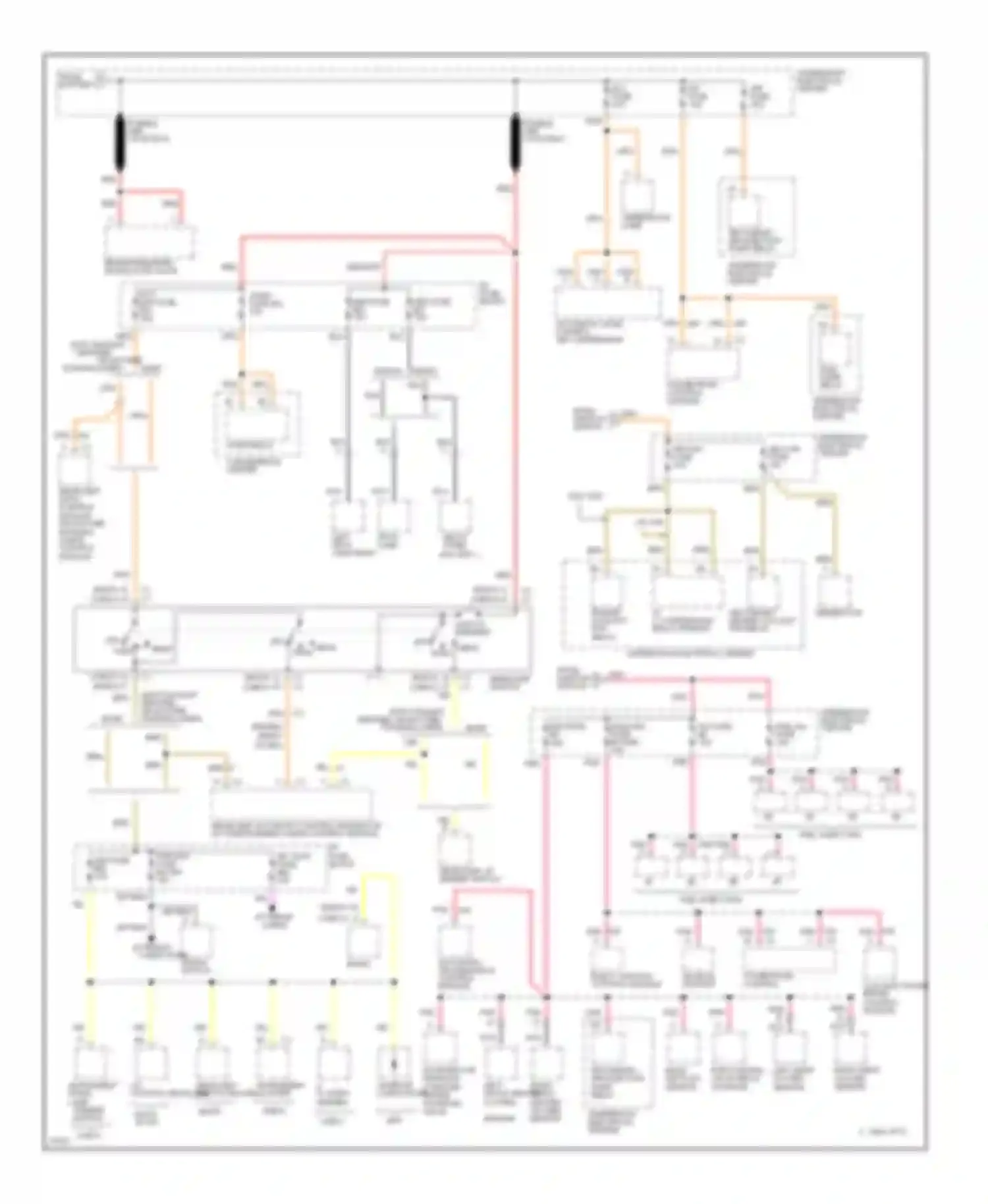 Caprice Impala SS Chevrolet  (1995-1996): Power distribution circuit (2 of 4)