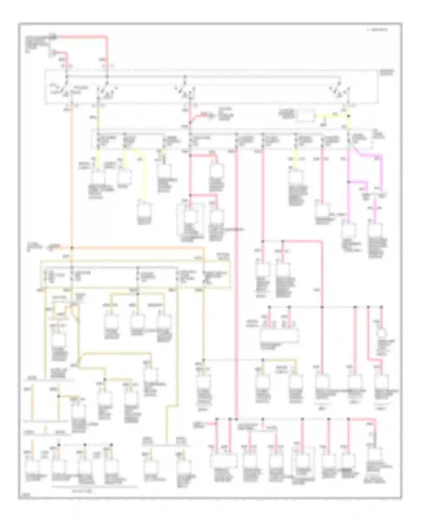Caprice Impala SS Chevrolet  (1995-1996): Power distribution circuit (3 of 4)