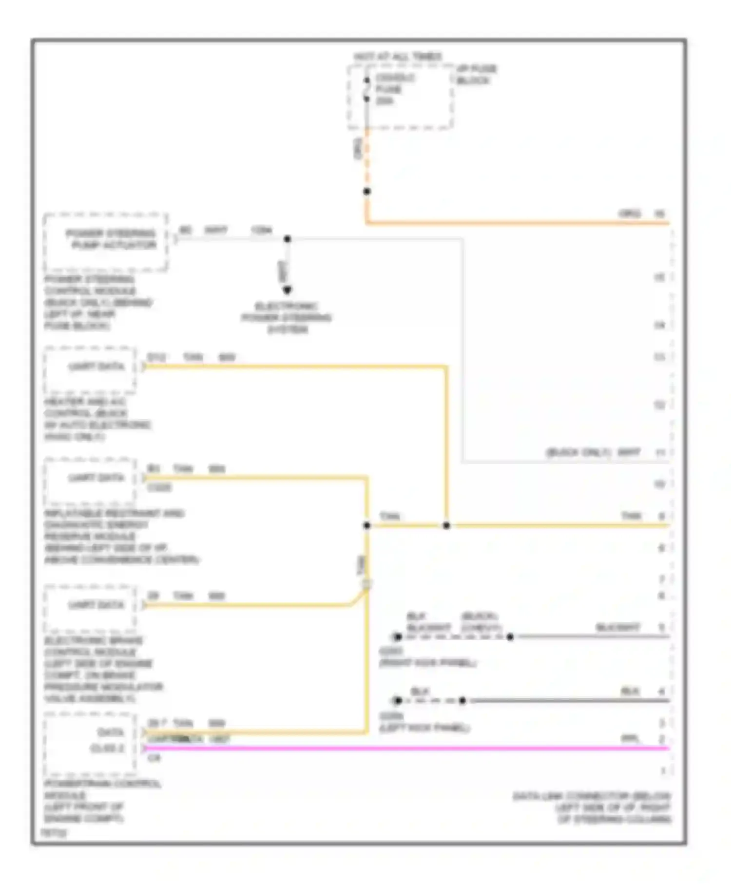 Wiring diagram 29 7 uart data data clss 2 ppl for Chevrolet Caprice Impala SS  (1995-1996) (1 of 1)