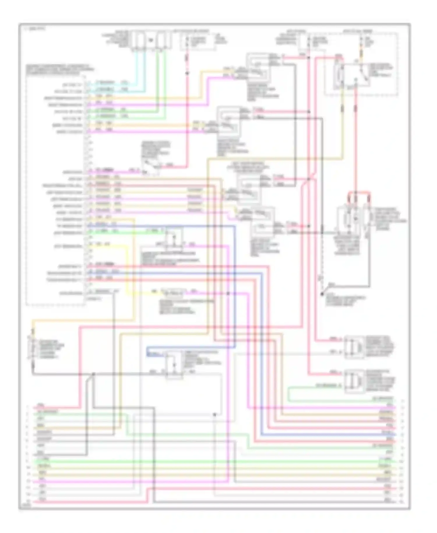 Wiring diagram ect sensor sig for Chevrolet Caprice Impala SS  (1995-1996) (1 of 2)
